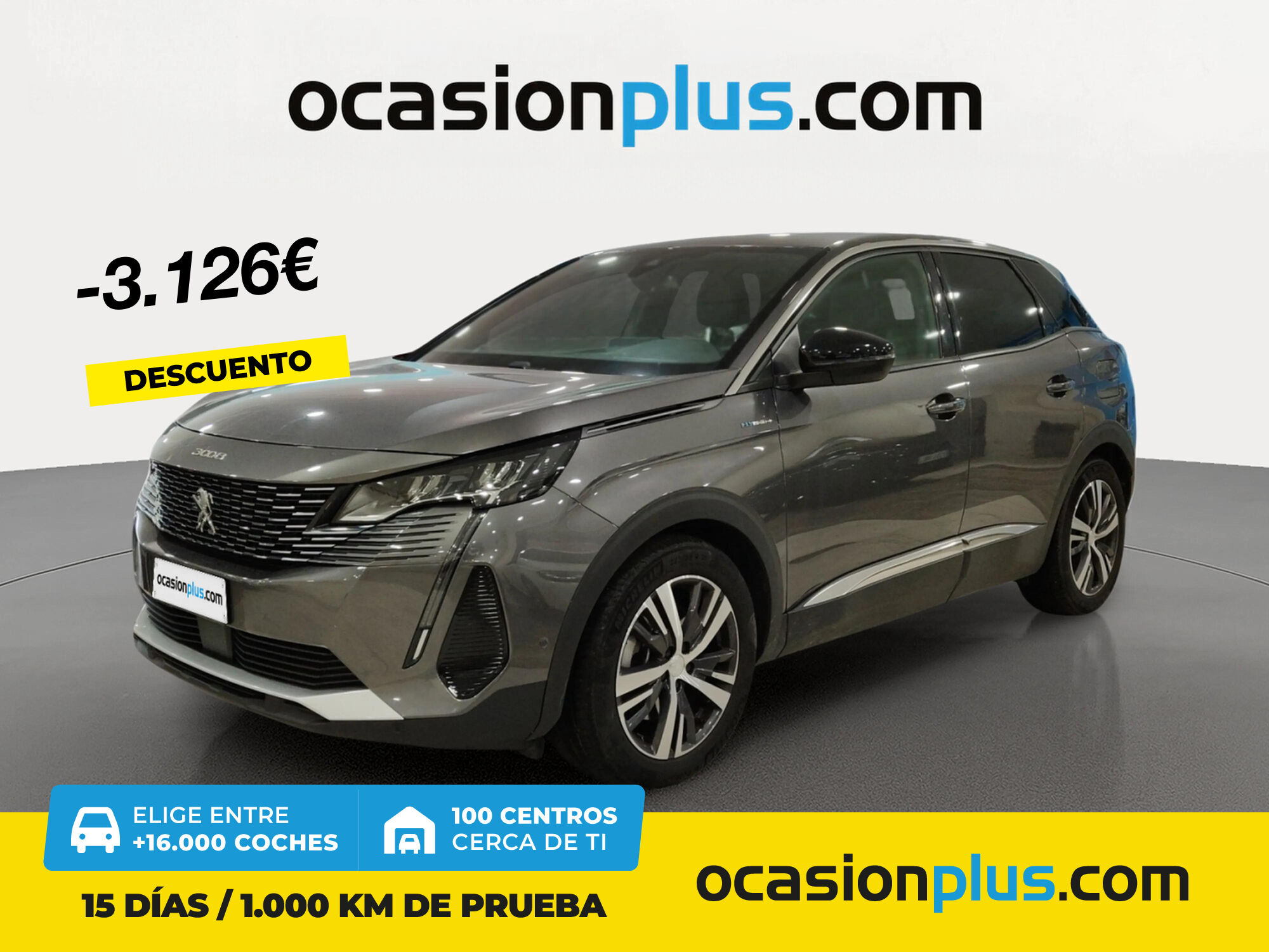 PEUGEOT 3008 (Hybrid 300 Allure Pack e-EAT8 221 kW (300 CV)) en Madrid