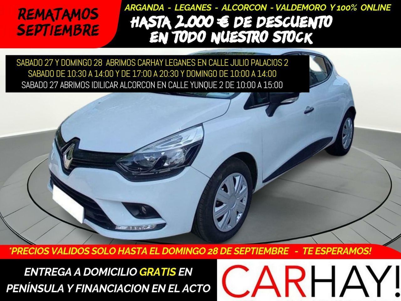 RENAULT Clio (Business Energy TCe 66kW (90CV) GLP) en Madrid