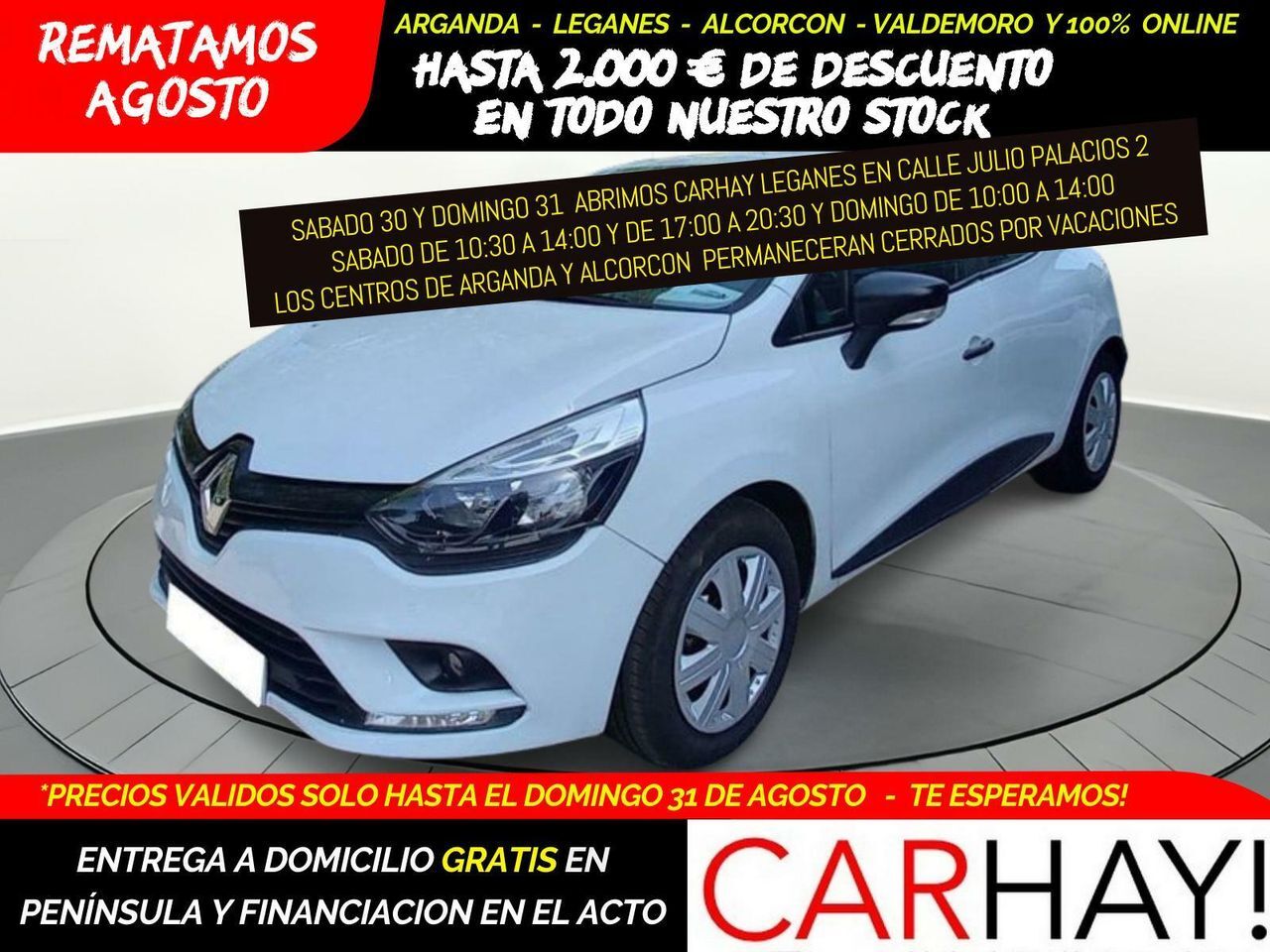 RENAULT Clio (Business Energy TCe 66kW (90CV) GLP) en Madrid