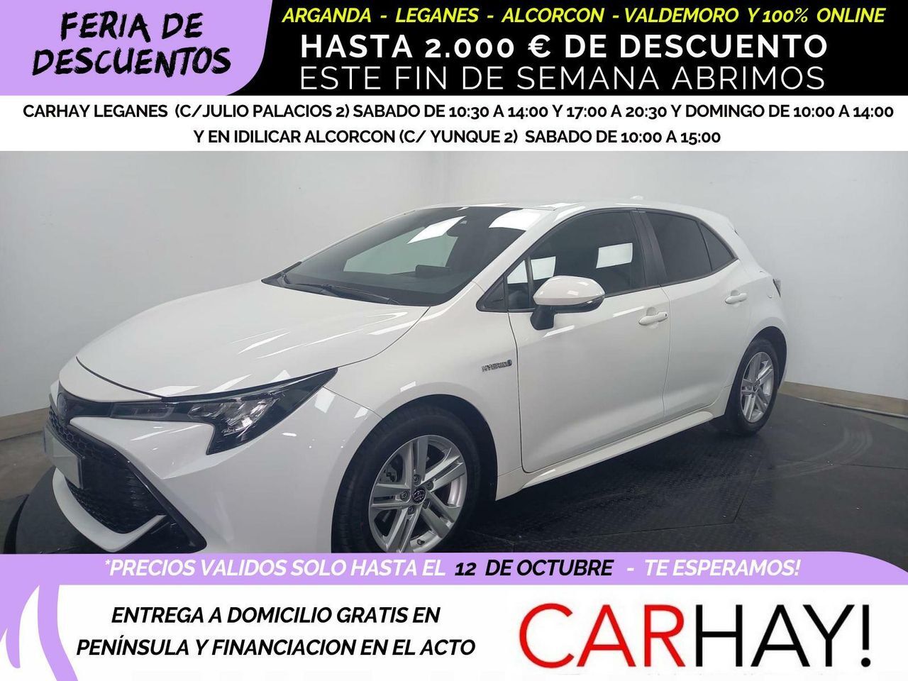 TOYOTA Corolla (1.8 125H BUSINESS PLUS E-CVT) en Madrid