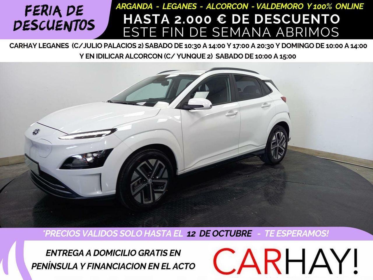 HYUNDAI Kona (TODOTERRENO 150KW EV MAXX) en Madrid