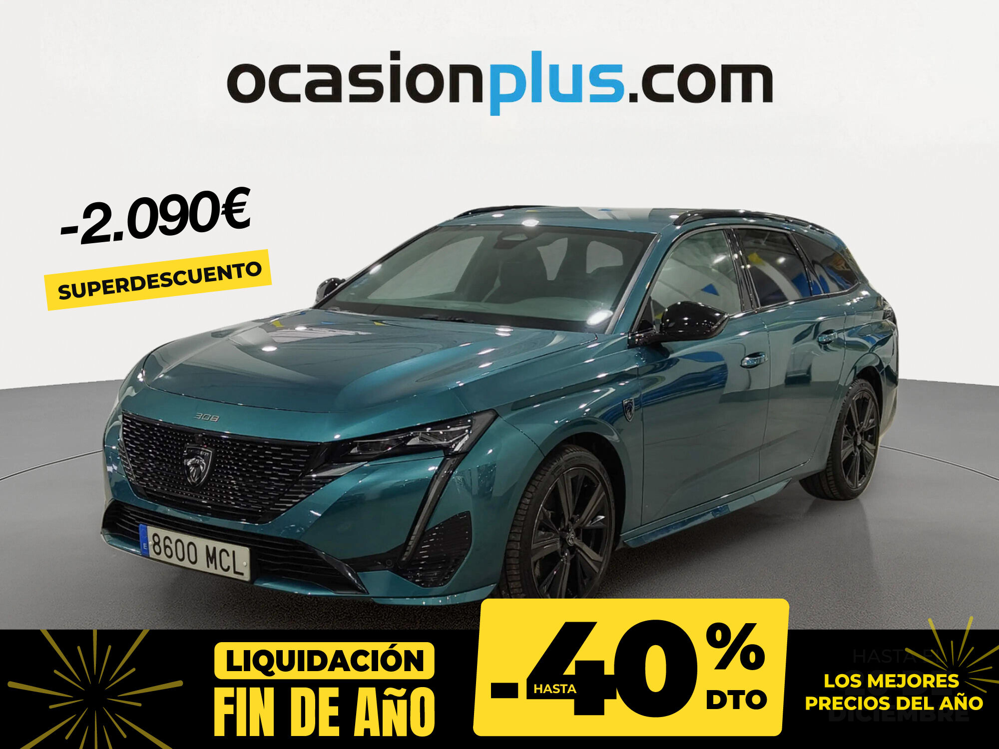 PEUGEOT 308 (Hybrid 180 GT Pack eEAT8 132 kW (180 CV)) en Madrid