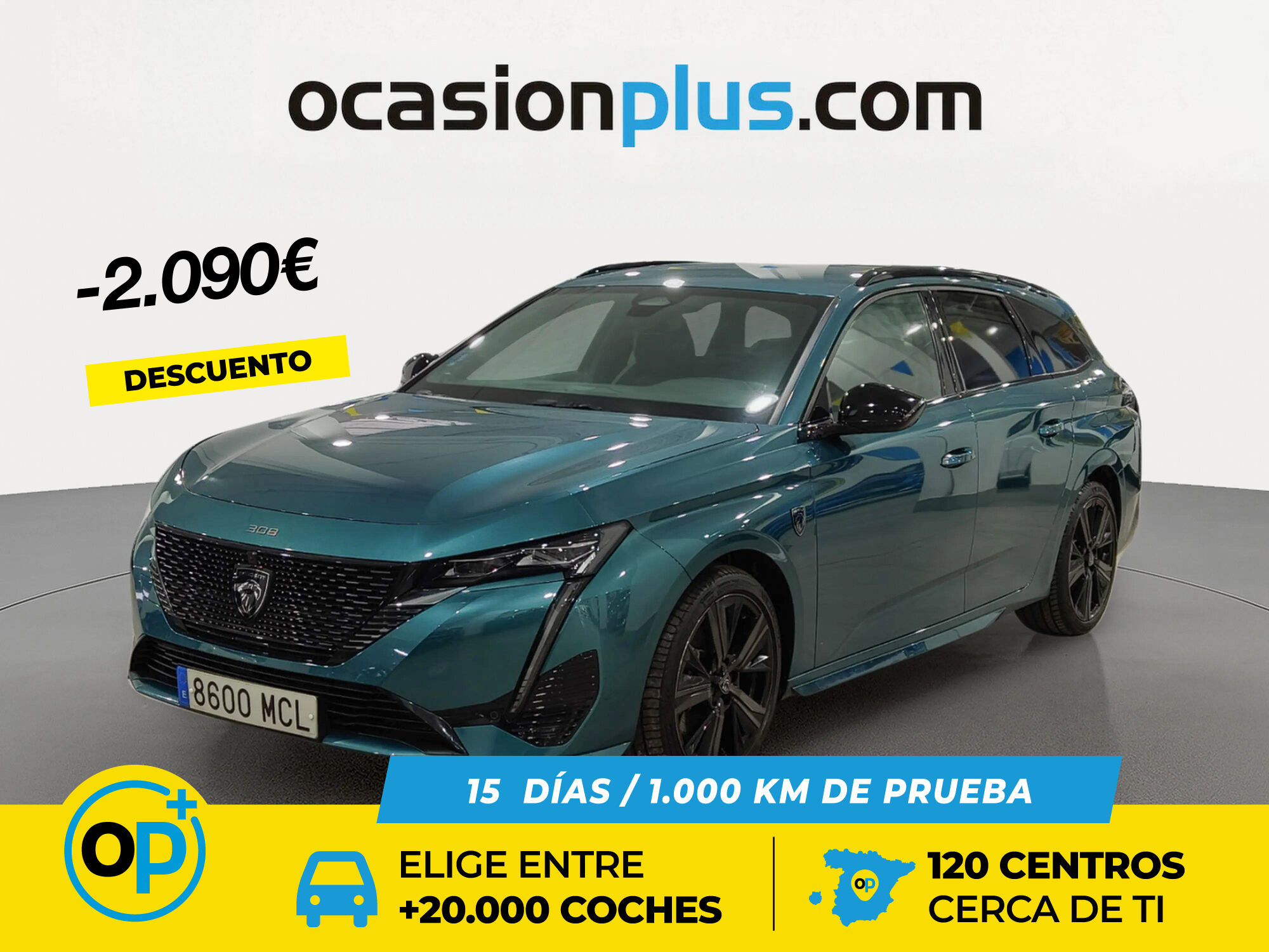 PEUGEOT 308 (Hybrid 180 GT Pack eEAT8 132 kW (180 CV)) en Madrid