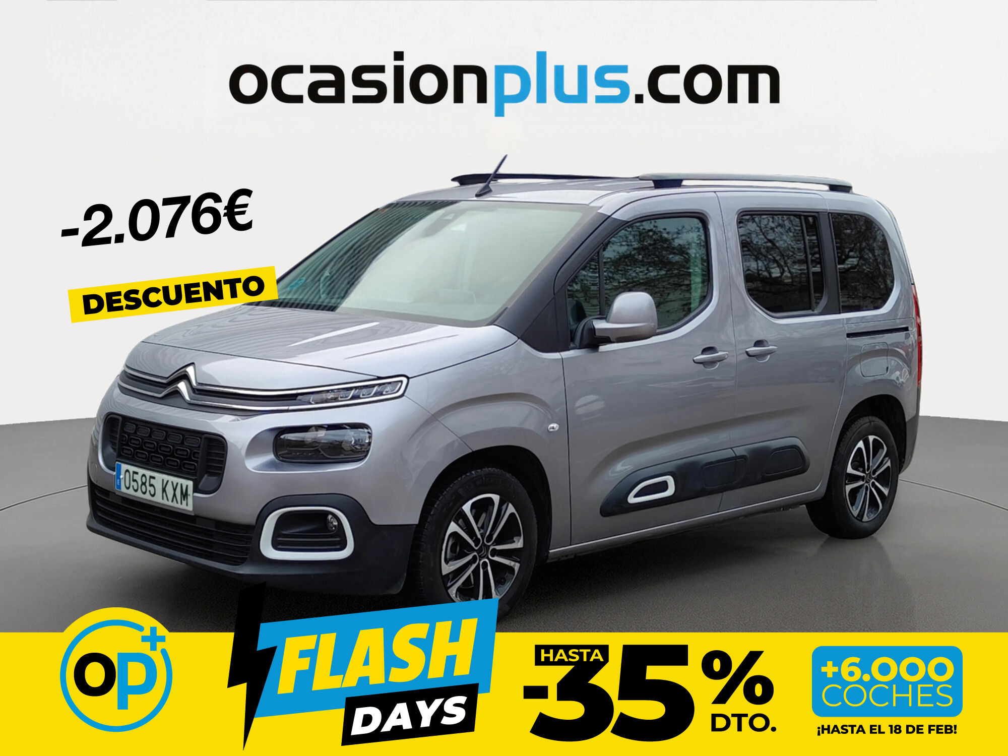 Foto del CITROEN Berlingo BlueHDi S&S Talla M Shine 130
