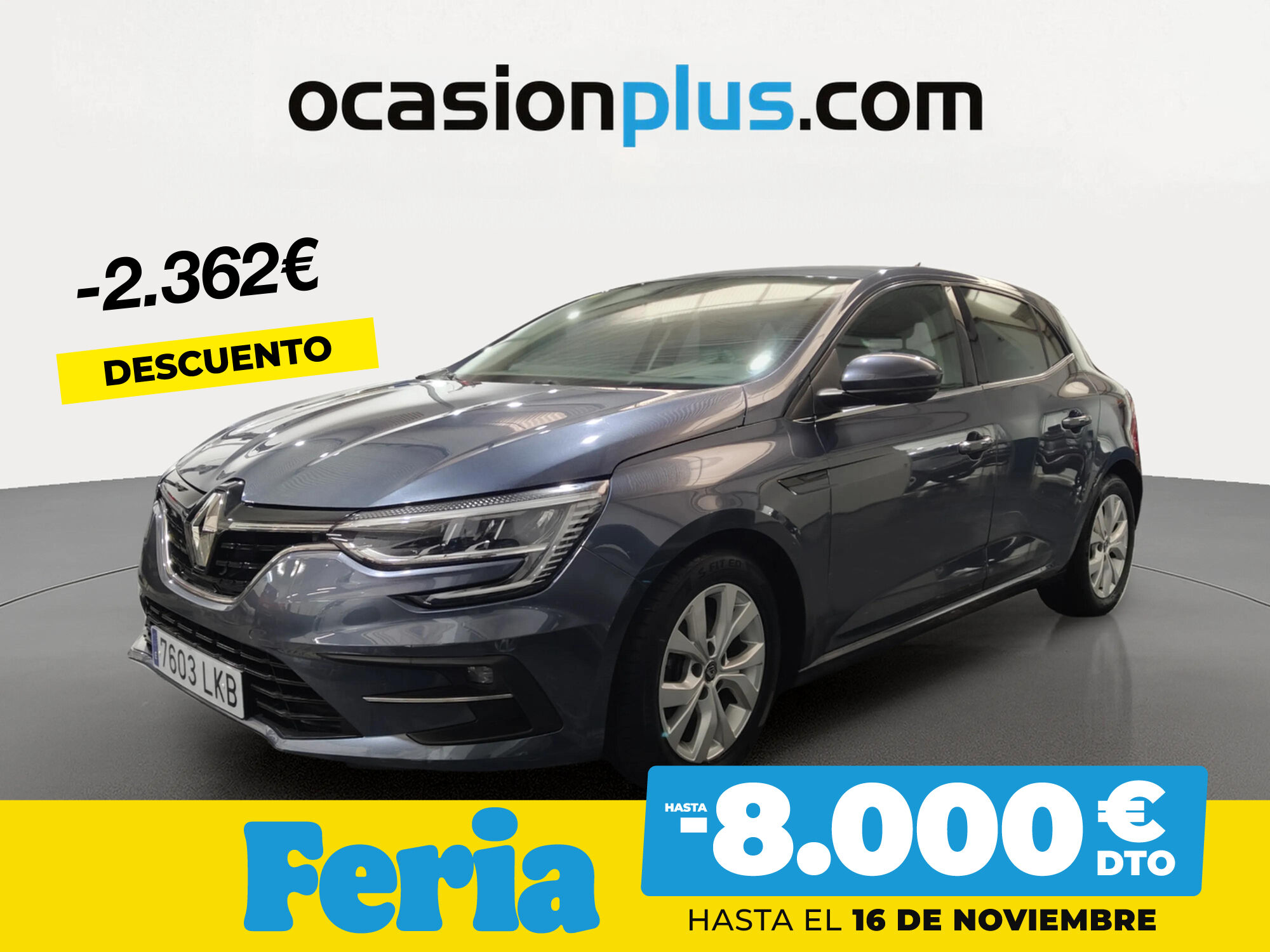 RENAULT Mégane (Intens TCe 85 kW (115 CV) GPF) en Madrid
