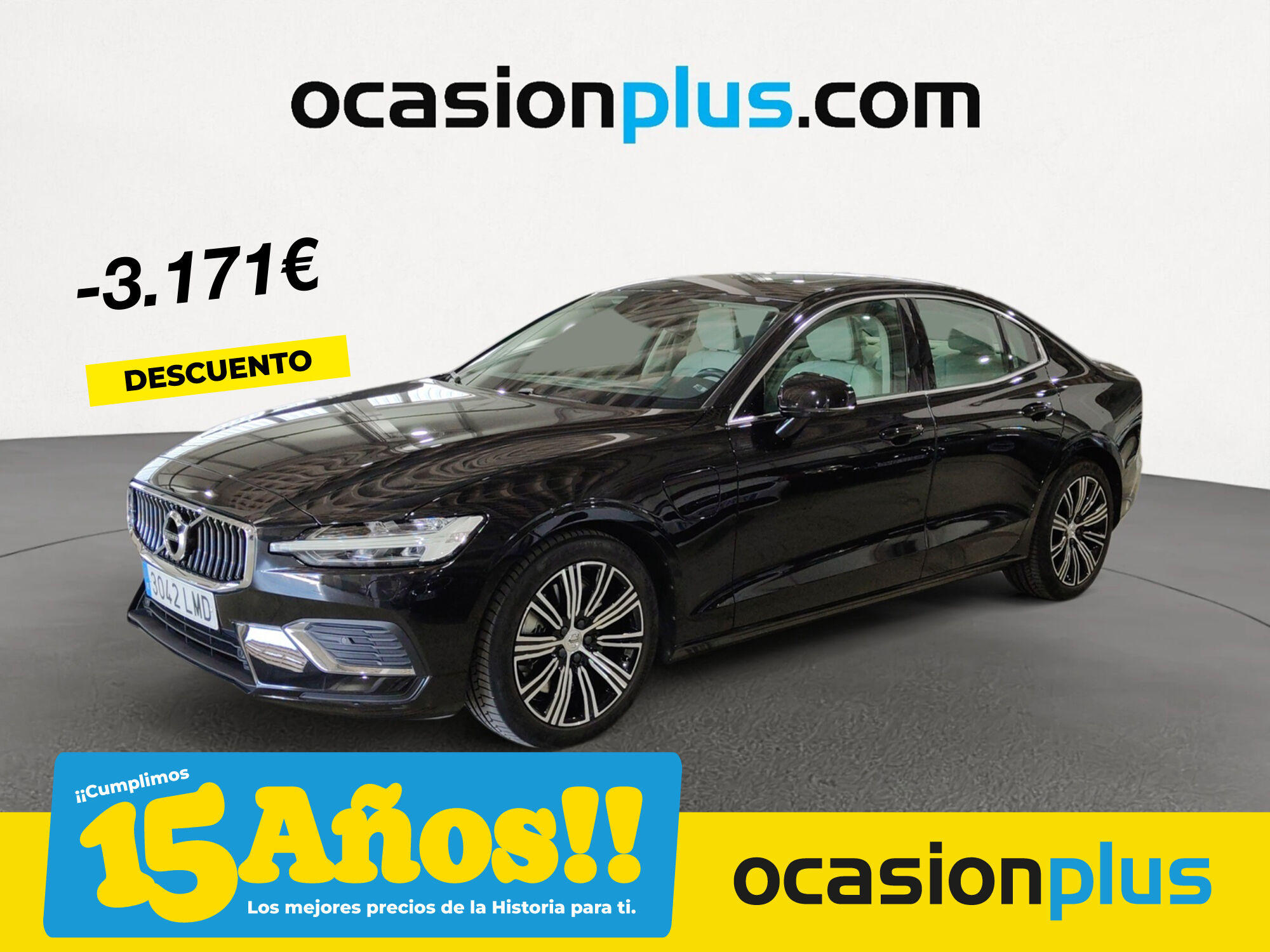 VOLVO S60 (T8 Recharge Inscription Auto 287 kW (390 CV)) en Madrid