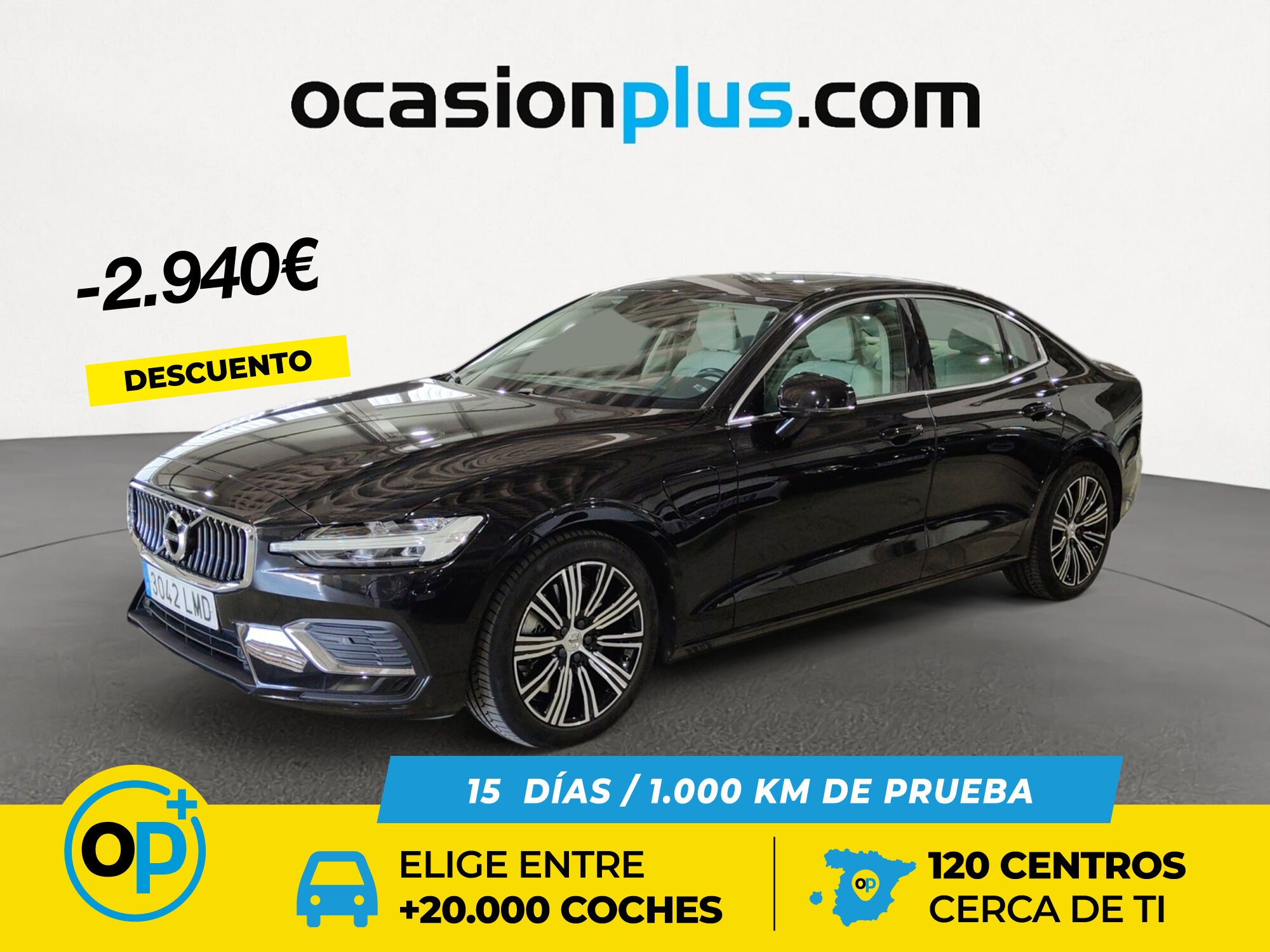 VOLVO S60 (T8 Recharge Inscription Auto 287 kW (390 CV)) en Madrid