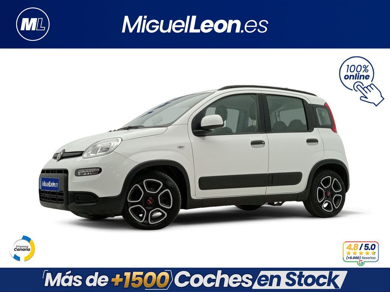 FIAT Panda (City Life Hybrid 1.0 Gse 51kw (70CV)) en Palmas, Las