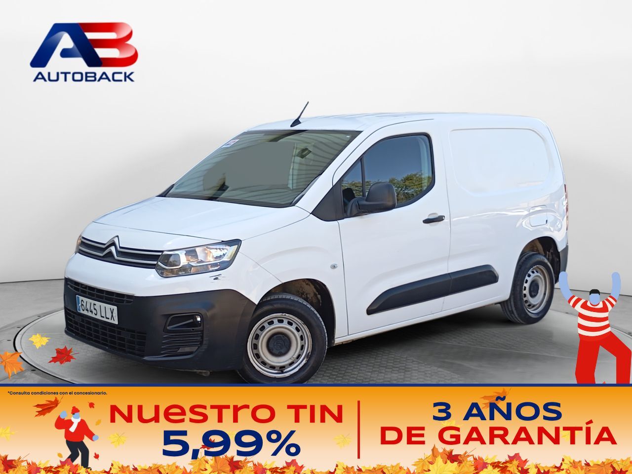 CITROEN Berlingo (alla M BlueHDi 100 CONTROL furgón derivado de turismo 75k