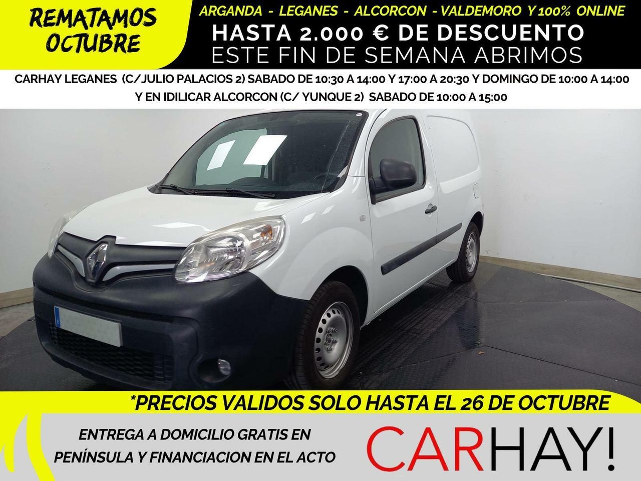 RENAULT Kangoo (PROFESIONAL BLUE DCI 59 KW (80CV)) en Madrid