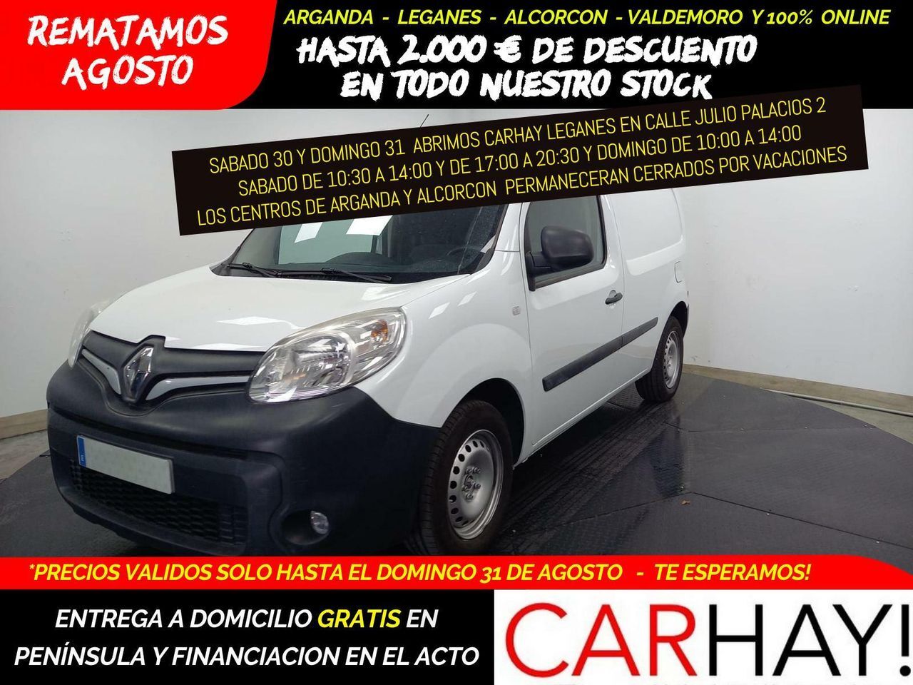 RENAULT Kangoo (PROFESIONAL BLUE DCI 59 KW (80CV)) en Madrid