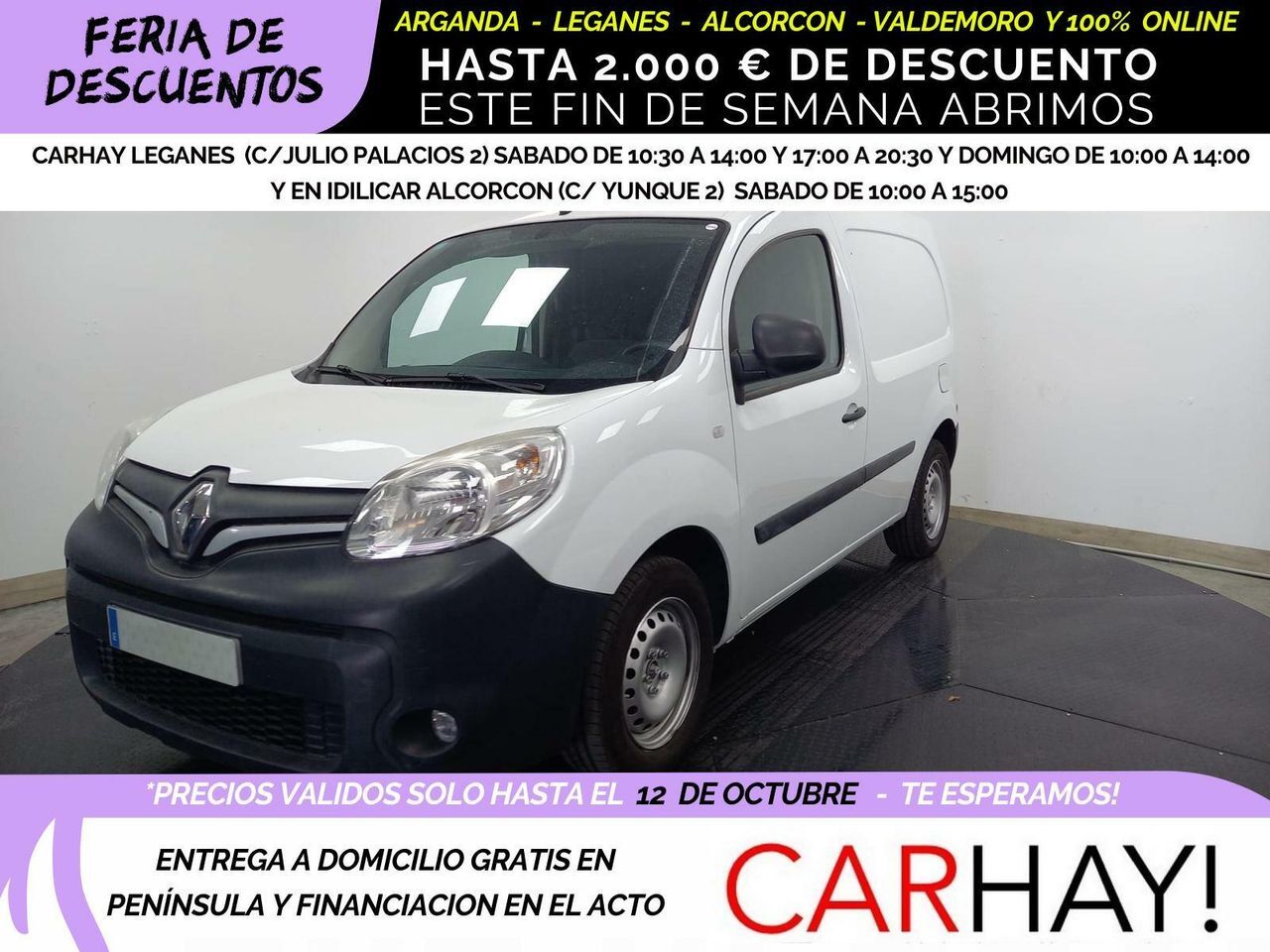 RENAULT Kangoo (PROFESIONAL BLUE DCI 59 KW (80CV)) en Madrid