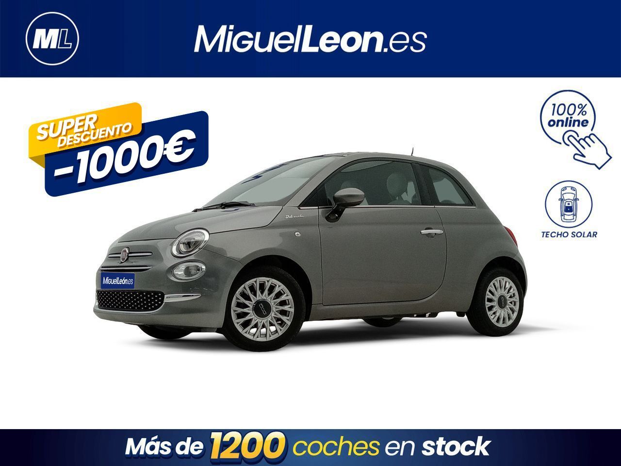 FIAT 500 (Dolcevita 1.0 Hybrid 51KW (70 CV)) en Palmas, Las