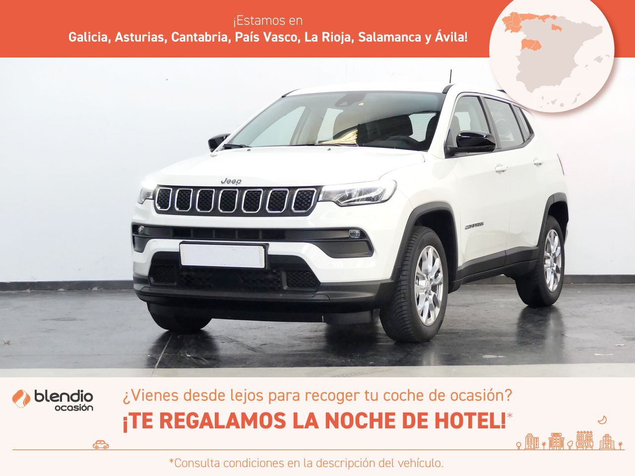JEEP Compass (1.5 MHEV Longitude FWD DCT) en Cantabria
