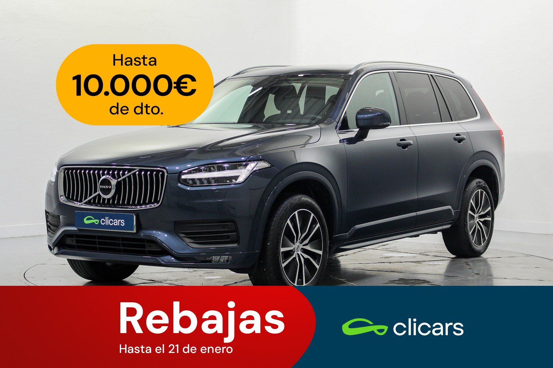 VOLVO XC90 (XC90 B5 Momentum Pro 7pl. AWD Aut.) en Madrid