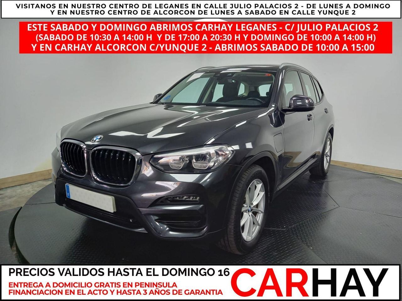 BMW X3 (XDRIVE 30 E XLINE 2.0 290CV AT8 E6D) en Madrid