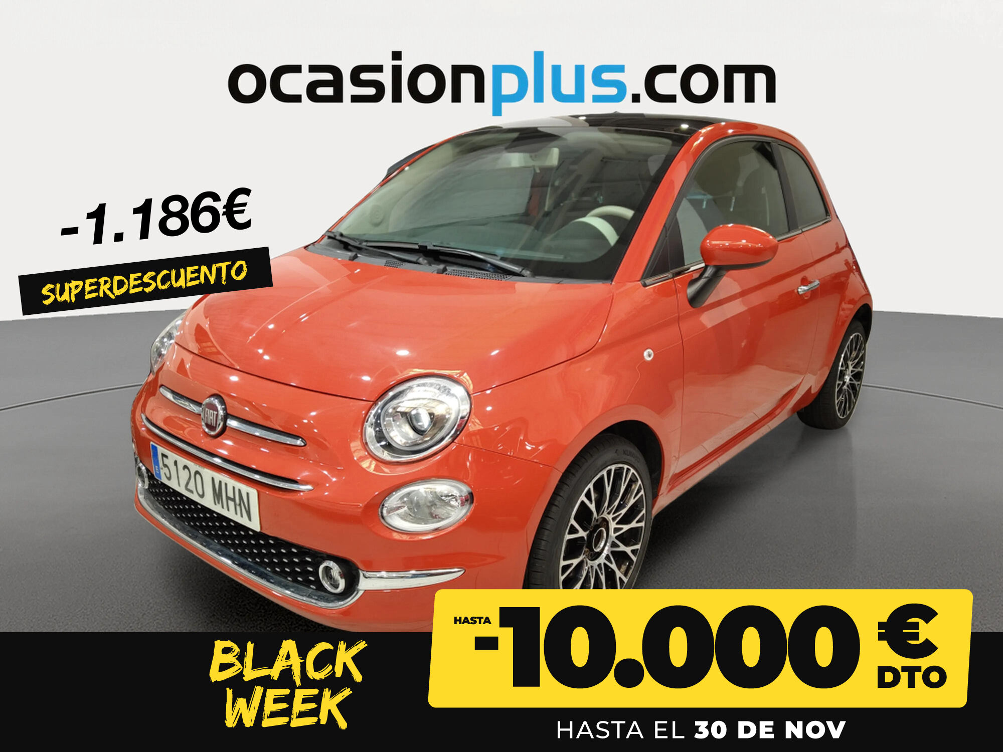 FIAT 500 (1.0 Hybrid Dolcevita 51 kW (70 CV)) en Madrid