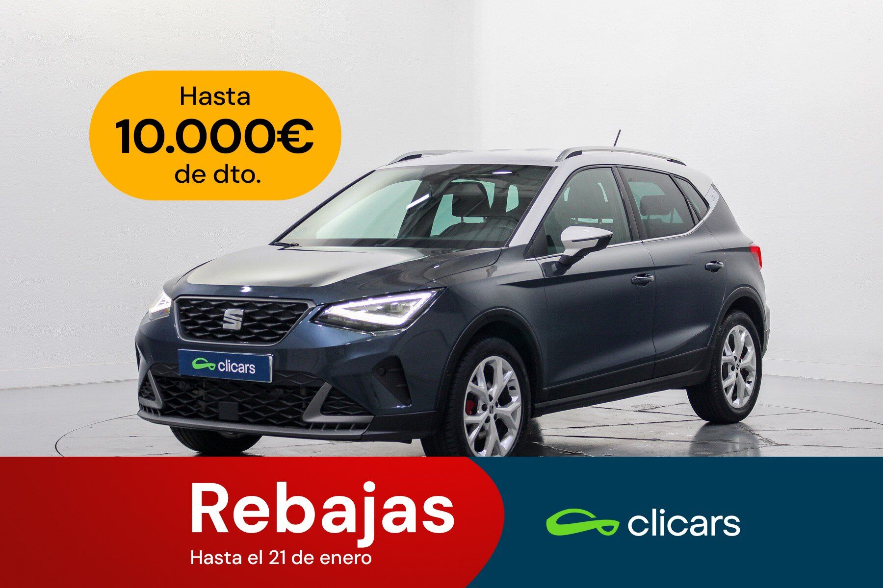 SEAT Arona (Arona 1.5 TSI S&S FR DSG7 XM 150) en Madrid