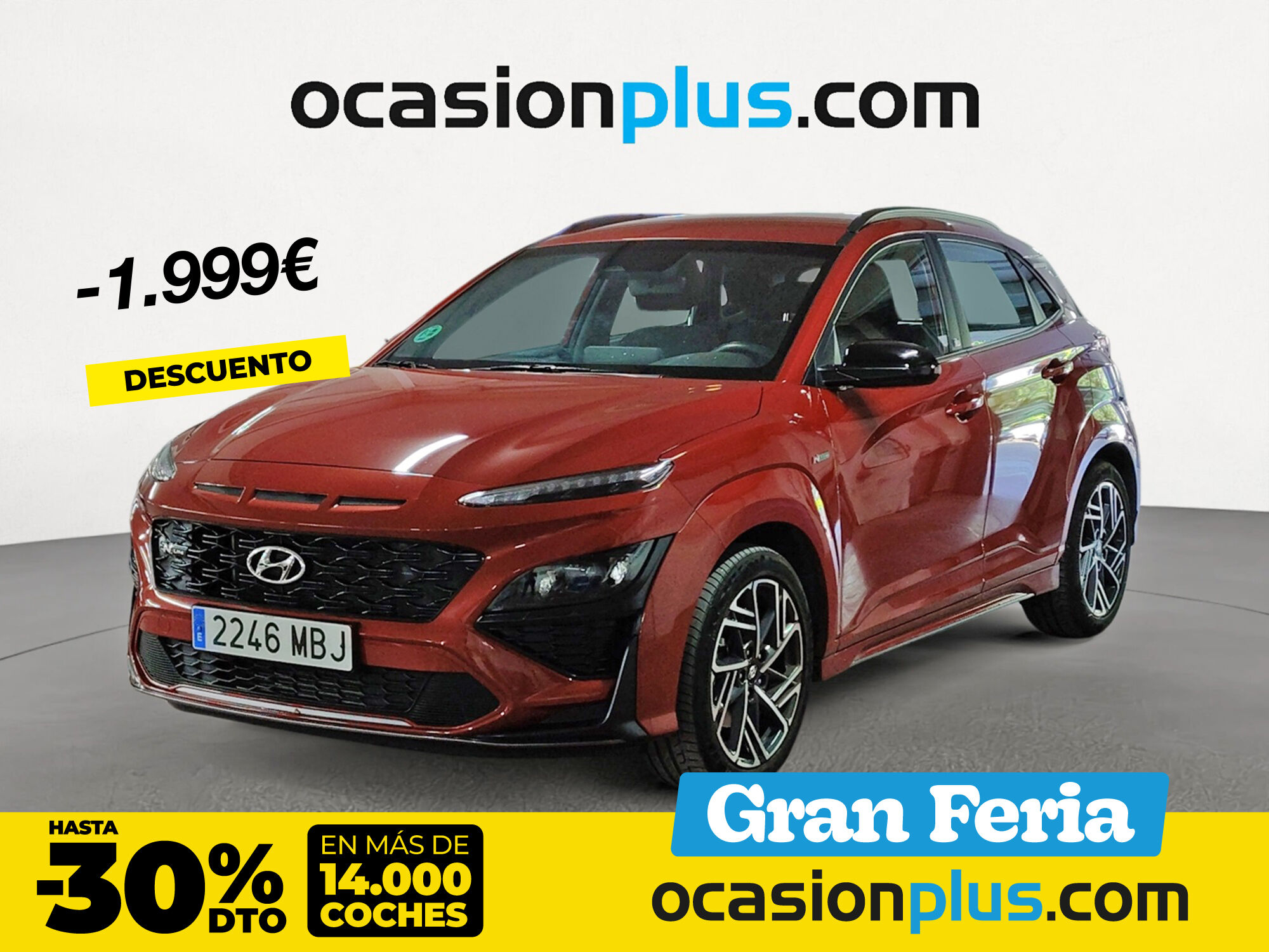 HYUNDAI Kona (1.0 TGDi N Line 30 Aniversario 4x2 88 kW (120 CV)) en Madrid