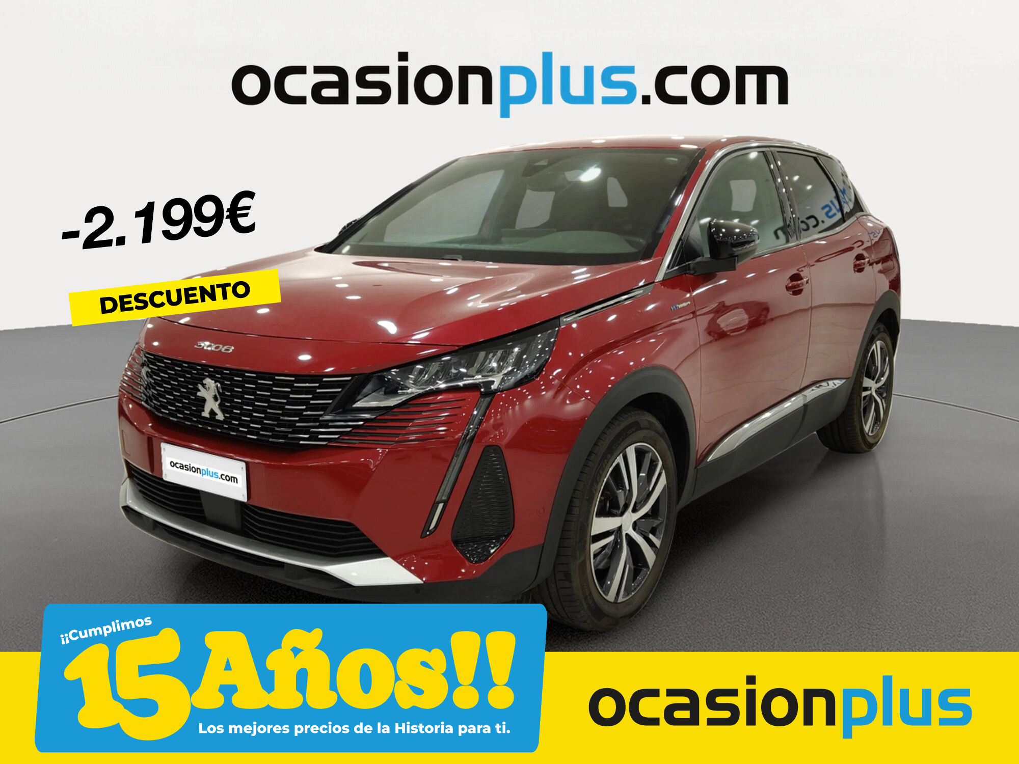 PEUGEOT 3008 (Hybrid 300 Allure Pack e-EAT8 221 kW (300 CV)) en Madrid