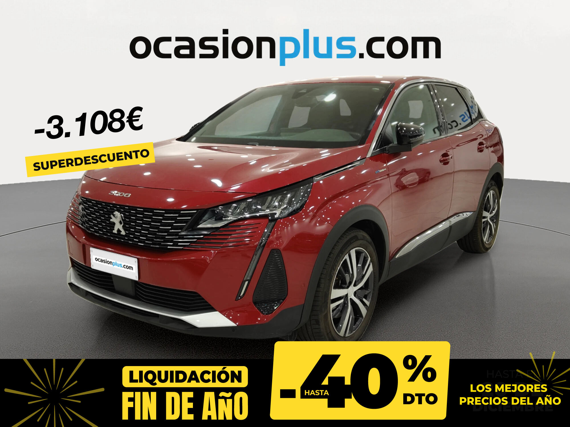 PEUGEOT 3008 (Hybrid 300 Allure Pack e-EAT8 221 kW (300 CV)) en Madrid