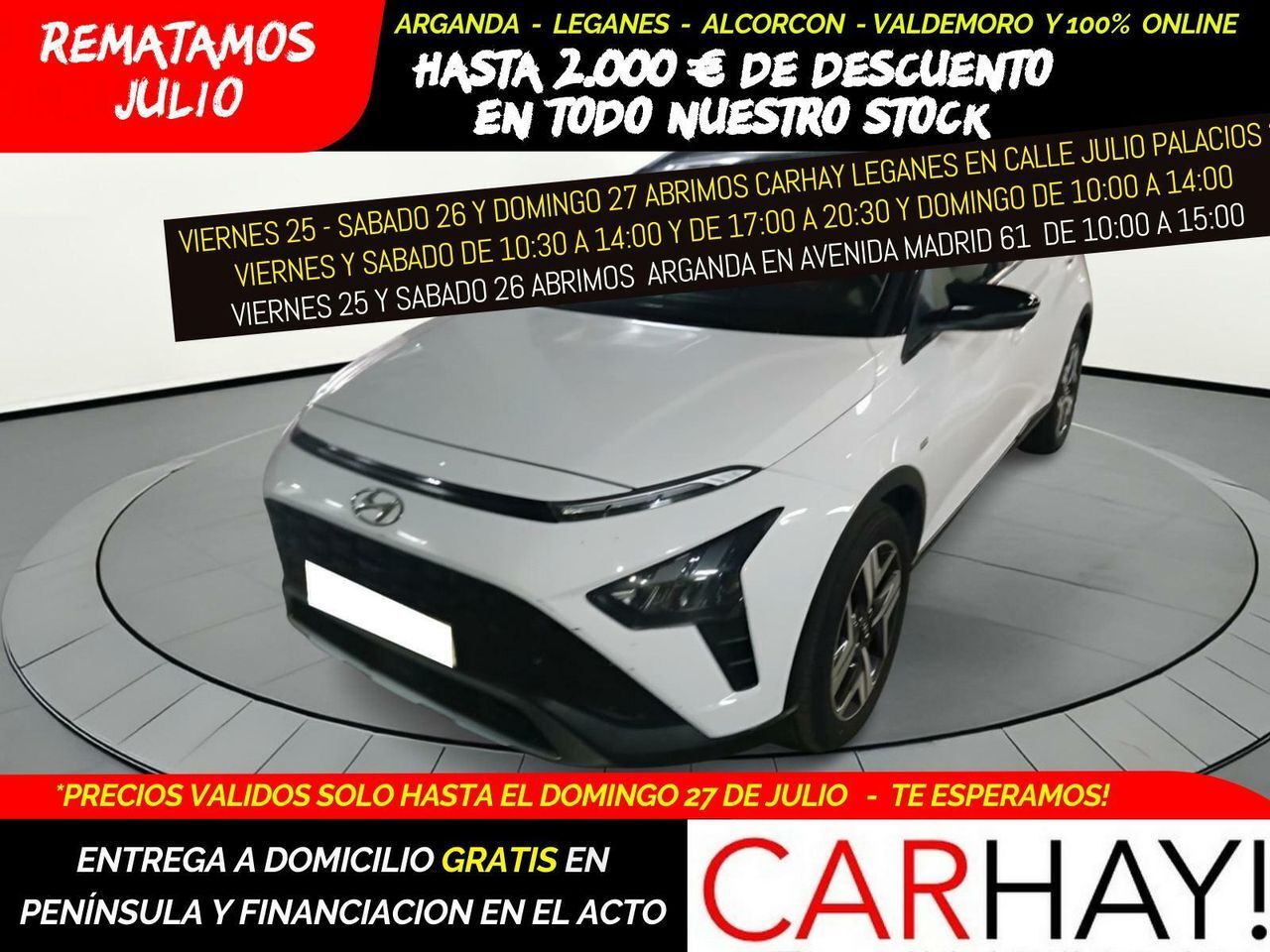 HYUNDAI Bayon (1.0T-GDI 48V INTRO 100CV) en Madrid