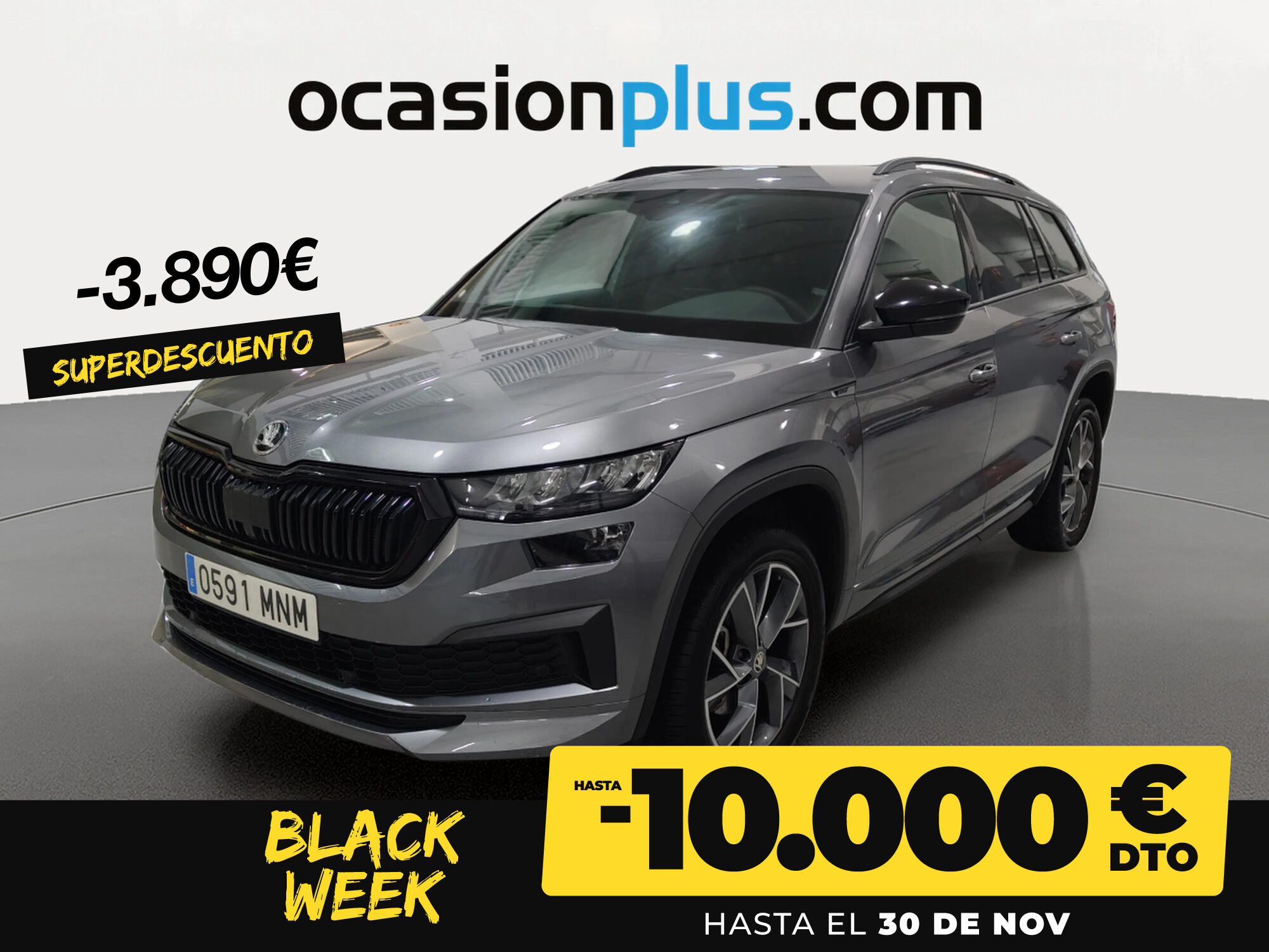 SKODA Kodiaq (1.5 TSI Sportline 4x2 DSG 110 kW (150 CV)) en Madrid