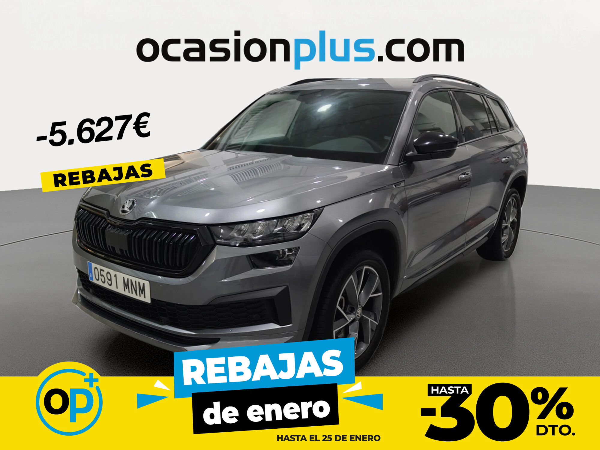 SKODA Kodiaq (1.5 TSI Sportline 4x2 DSG 110 kW (150 CV)) en Palmas, Las