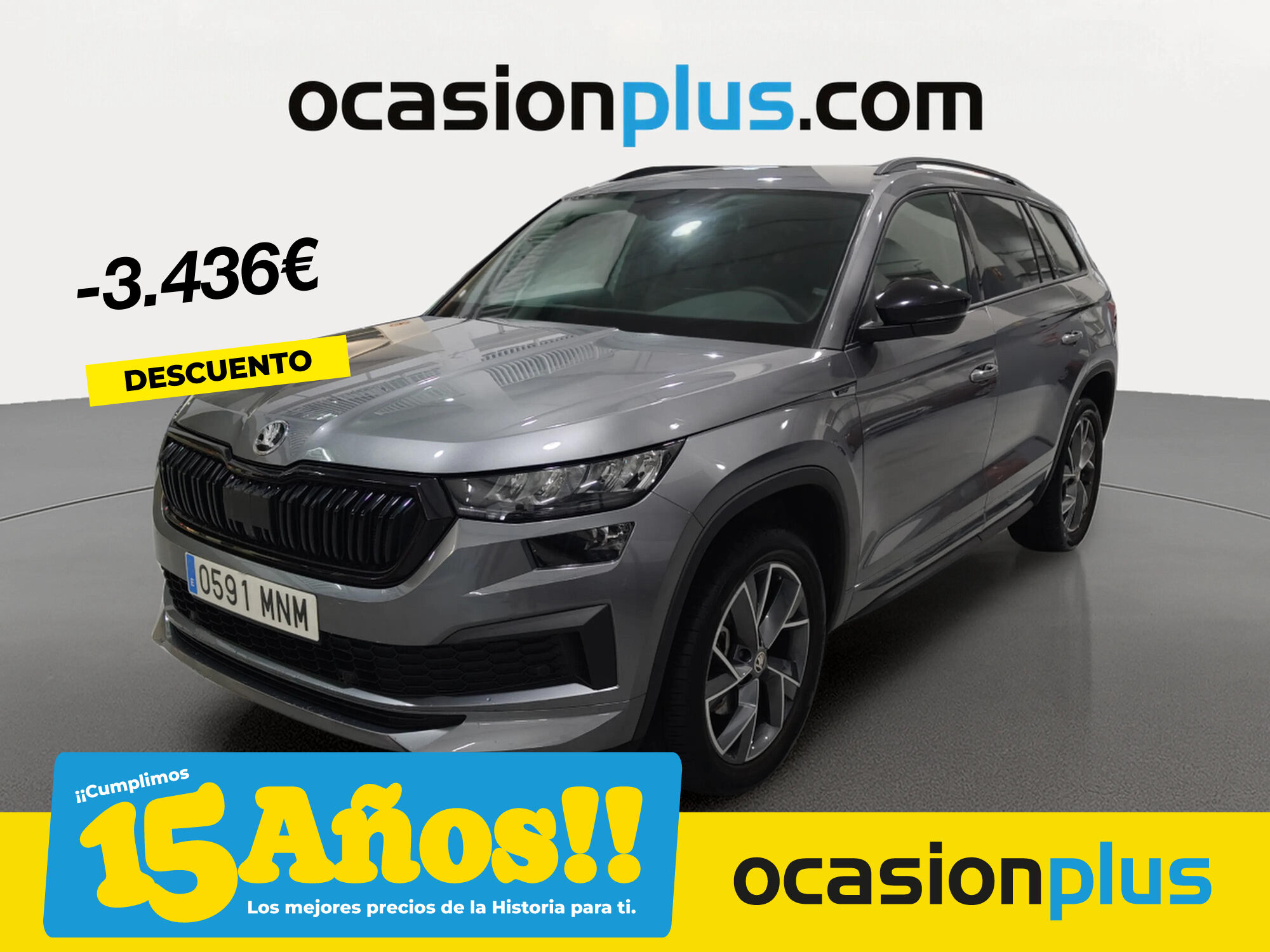 SKODA Kodiaq (1.5 TSI Sportline 4x2 DSG 110 kW (150 CV)) en Madrid