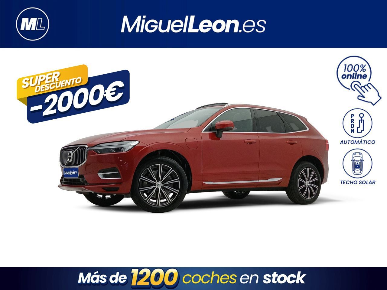 VOLVO XC60 (2.0 T6 AWD Recharge Inscription Auto) en Palmas, Las