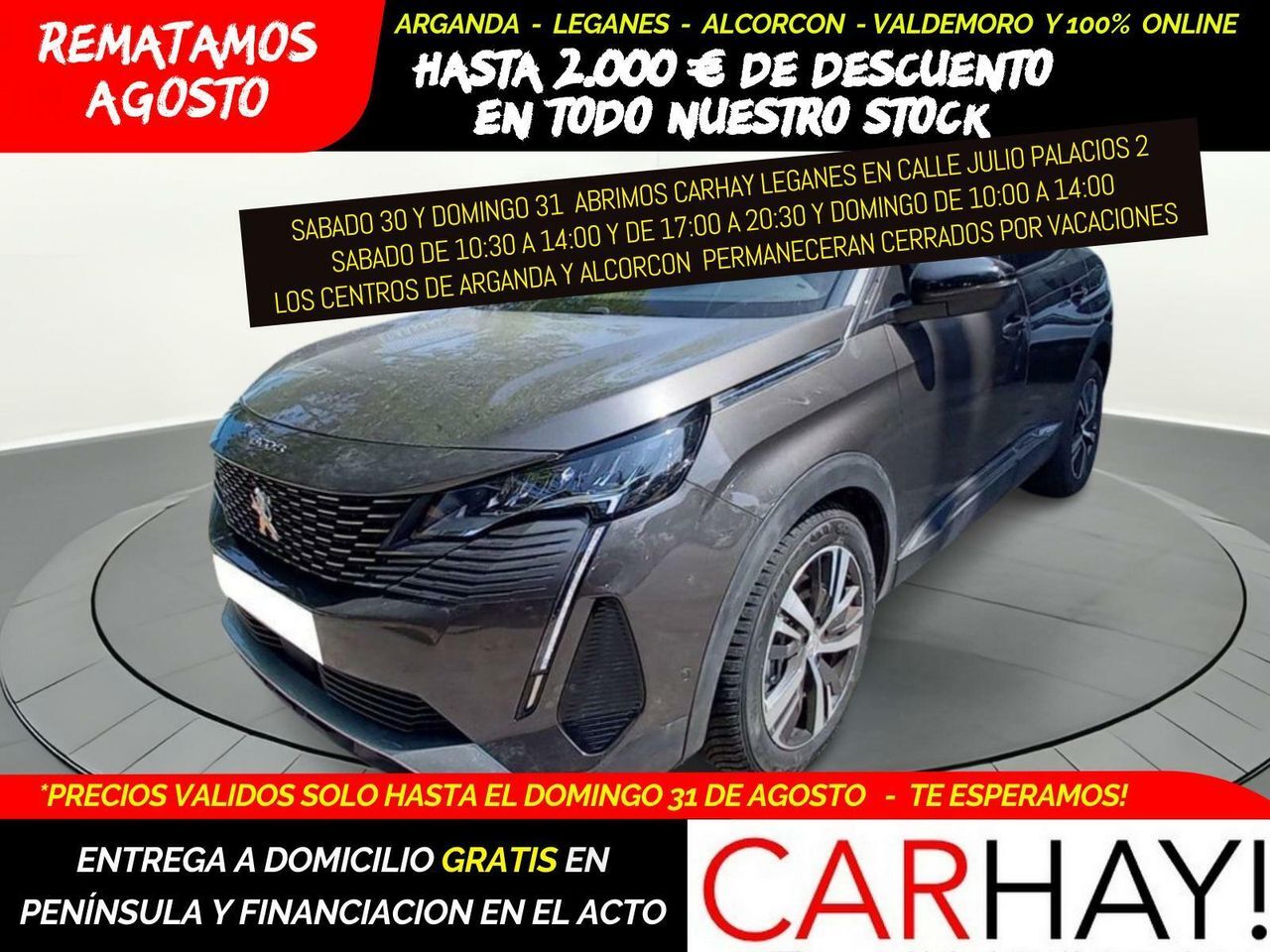 PEUGEOT 3008 (HYBRID 225 ALLURE 1.6 PLUG-IN 225CV AT8) en Madrid