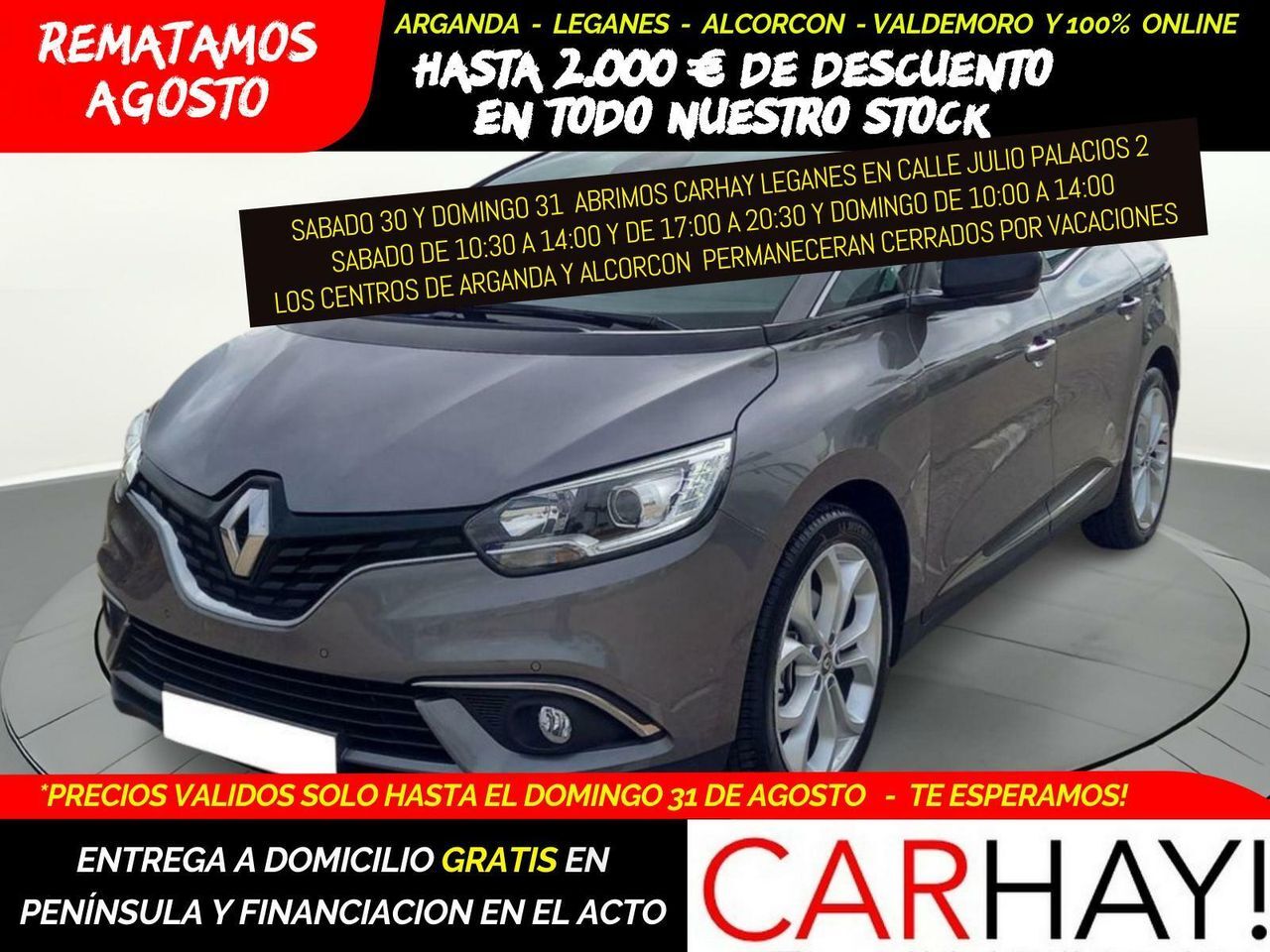 RENAULT Scénic (IV BUSINESS 1.5 DCI 110CV 7 PLAZAS) en Madrid