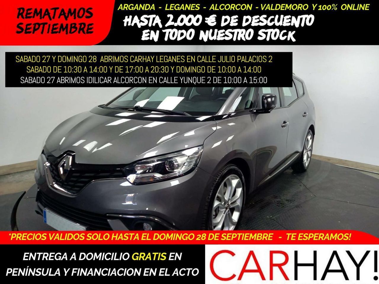 RENAULT Scénic (IV BUSINESS 1.5 DCI 110CV 7 PLAZAS) en Madrid