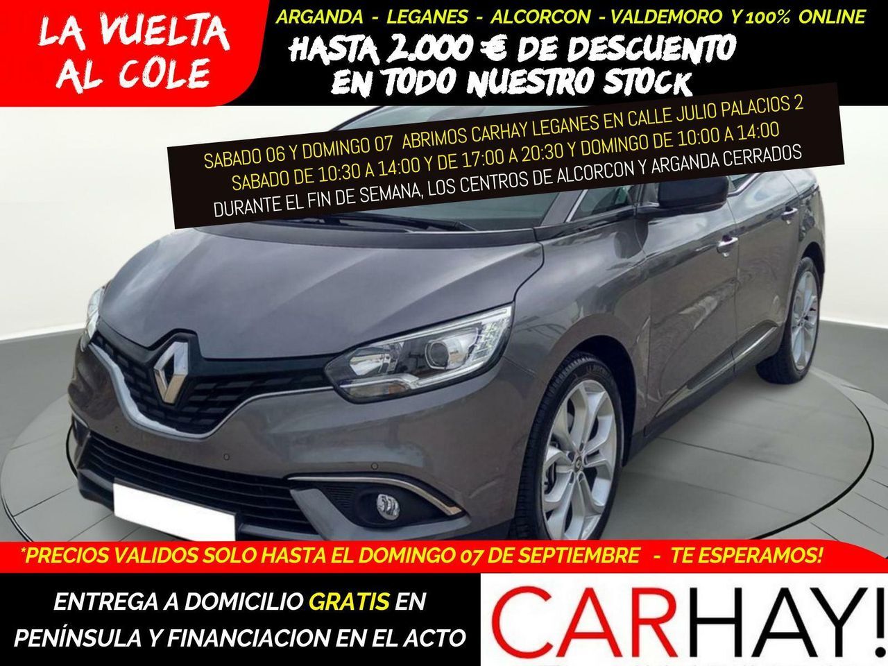 RENAULT Scénic (IV BUSINESS 1.5 DCI 110CV 7 PLAZAS) en Madrid