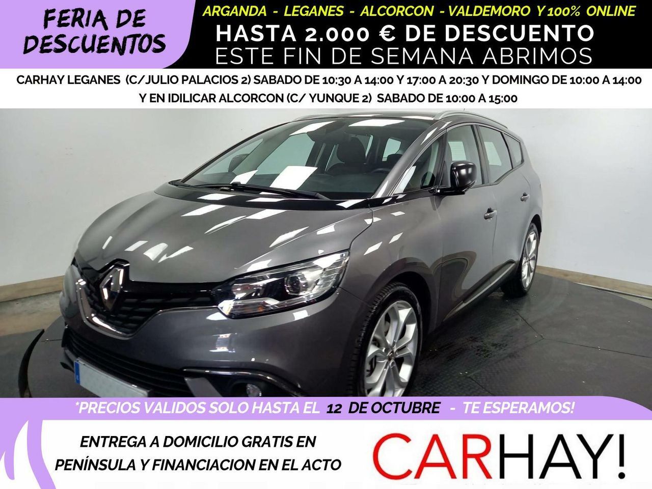 RENAULT Scénic (IV BUSINESS 1.5 DCI 110CV 7 PLAZAS) en Madrid