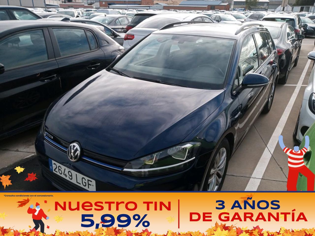 VOLKSWAGEN Golf (Business 1.5 TSI 96kW (130CV) Variant) en Madrid