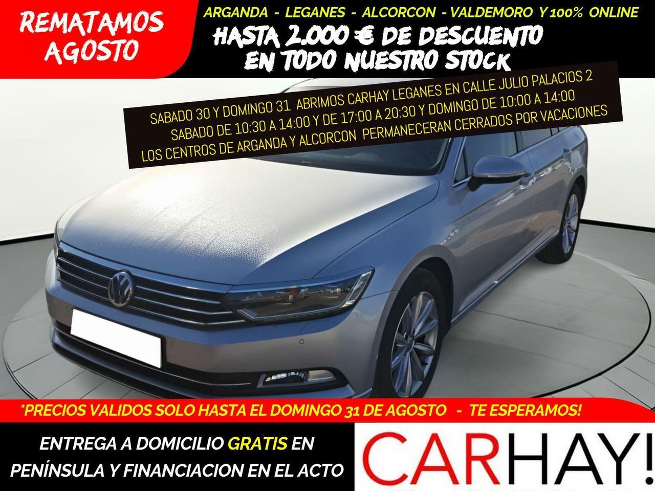VOLKSWAGEN Passat (Advance 2.0 TDI 110 kw (150cv) Variant) en Madrid