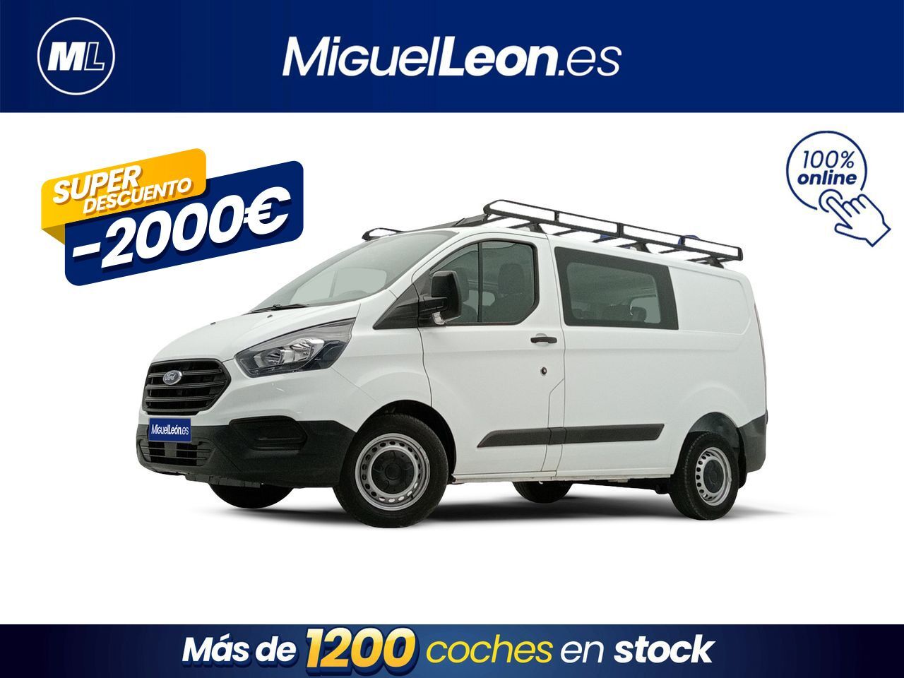 FORD Transit (2.0 TDCi Kombi 105CV L2H1) en Palmas, Las