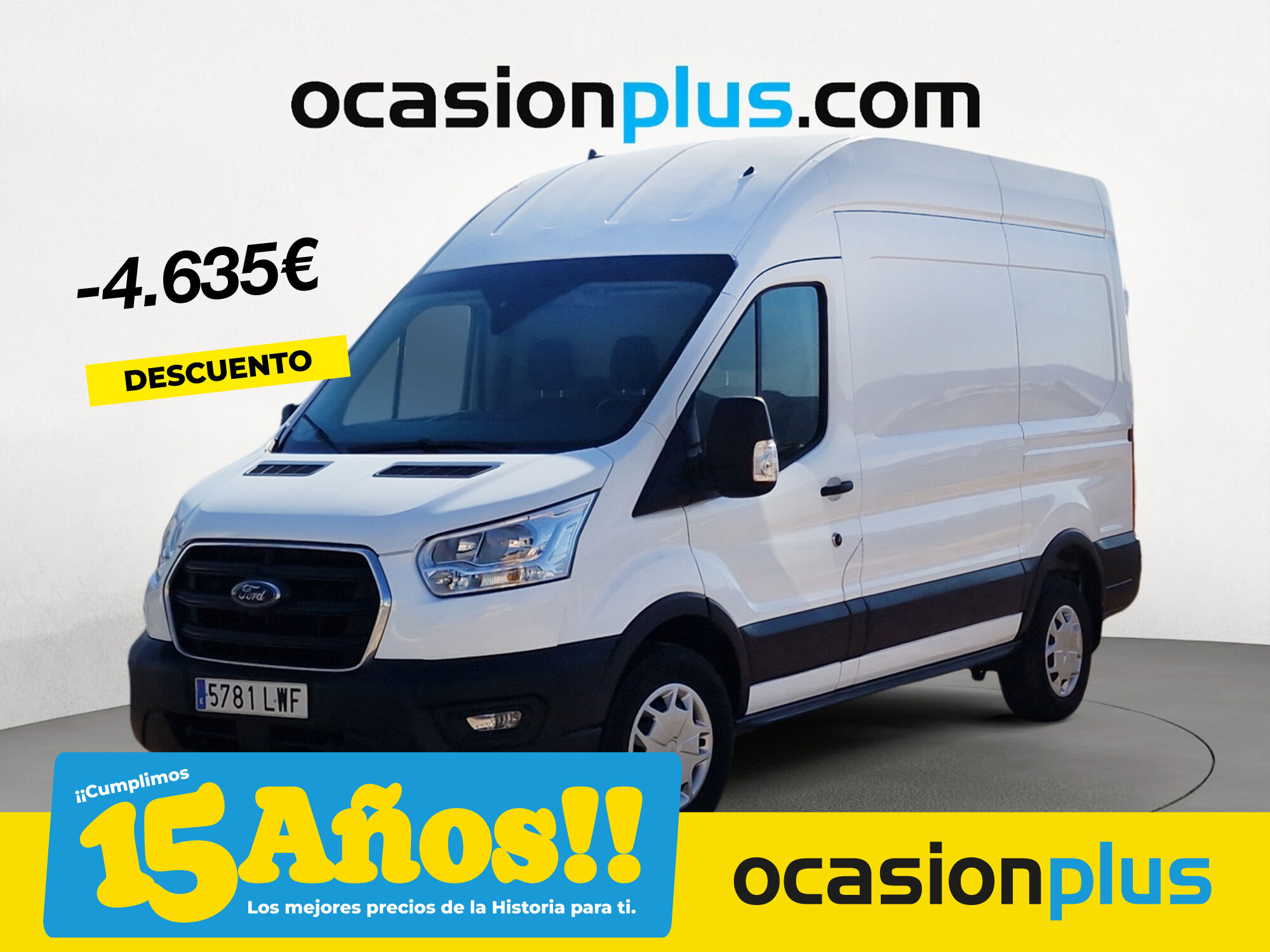 FORD Transit (Furgon 350 MHEV L2H2 Trend RWD 96 kW (130 CV)) en Madrid