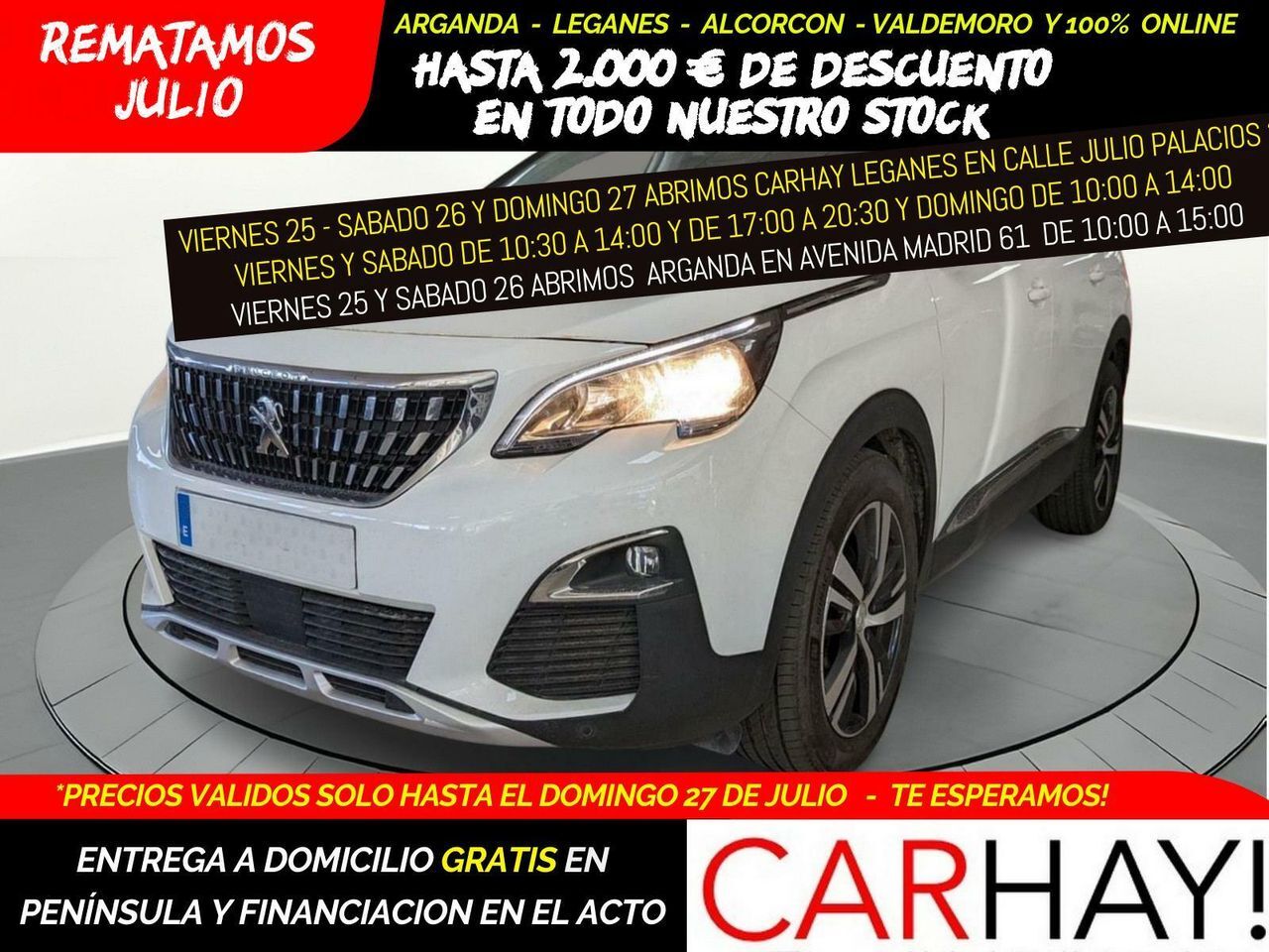 PEUGEOT 3008 (1.5 BLUE HDI 96 KW ALLURE S&S) en Madrid