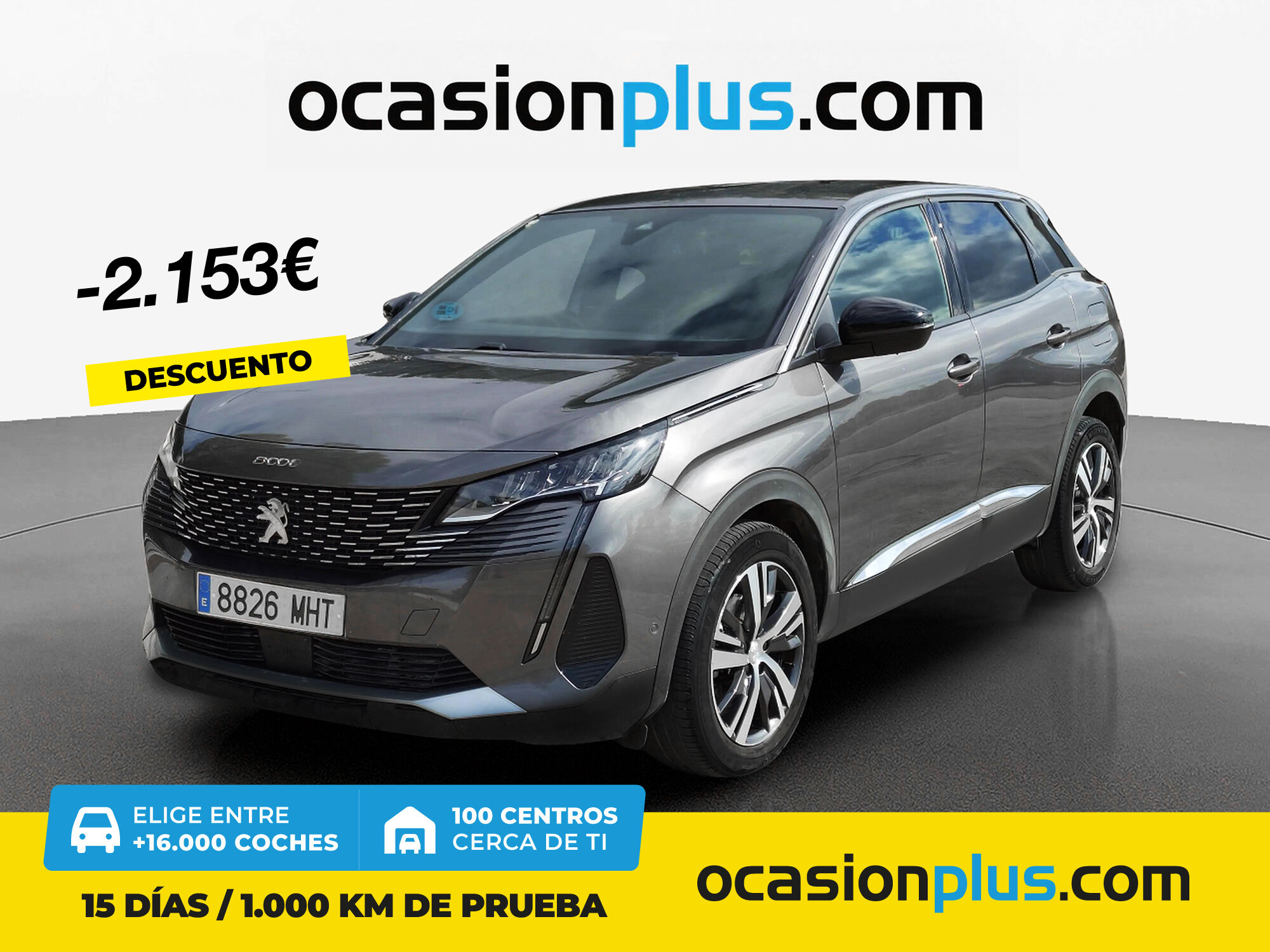PEUGEOT 3008 (BlueHDi 130 S&S Allure Pack EAT8 96 kW (130 CV)) en Madrid