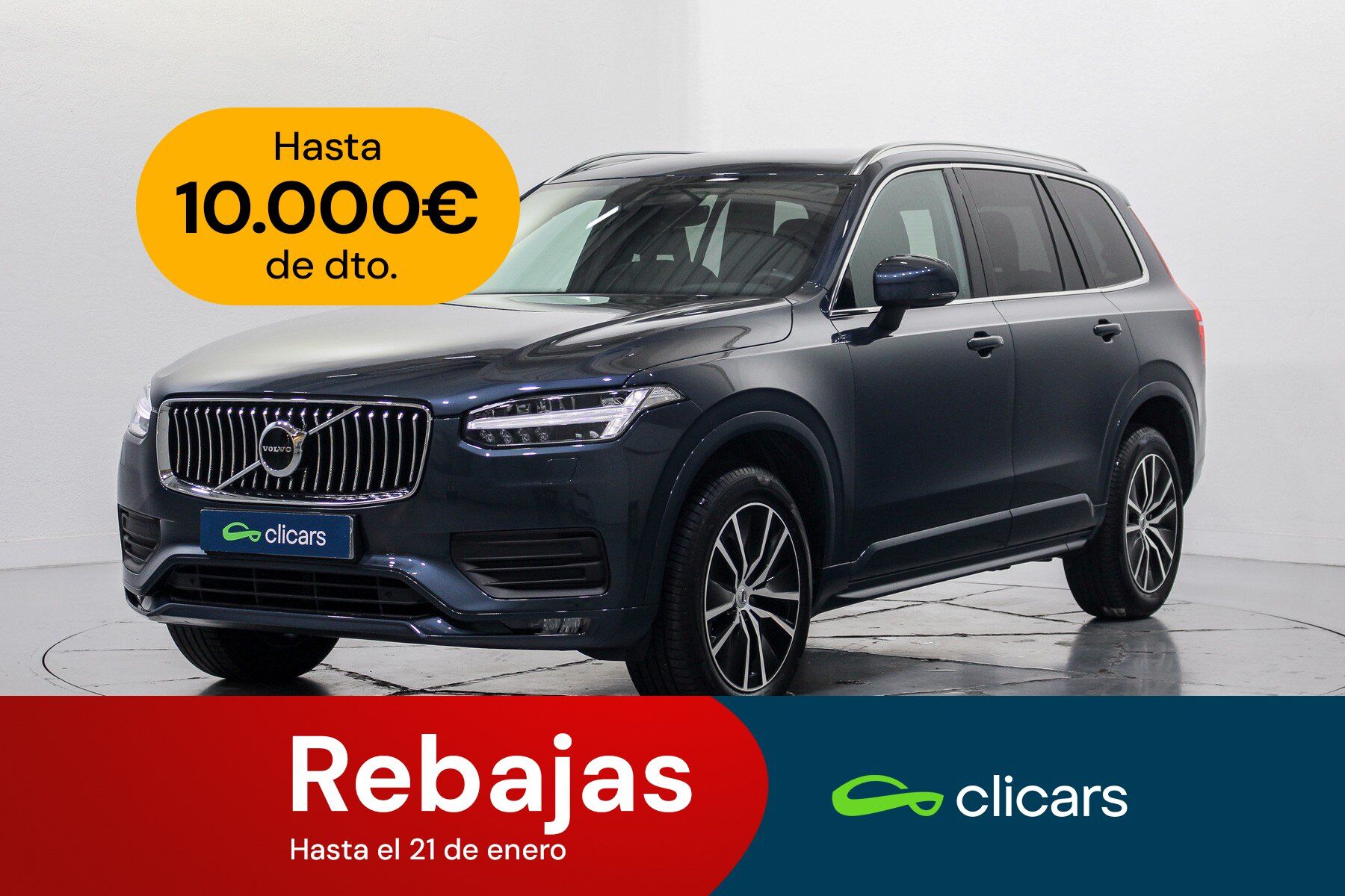 VOLVO XC90 (XC90 B5 Momentum Pro 7pl. AWD Aut.) en Madrid