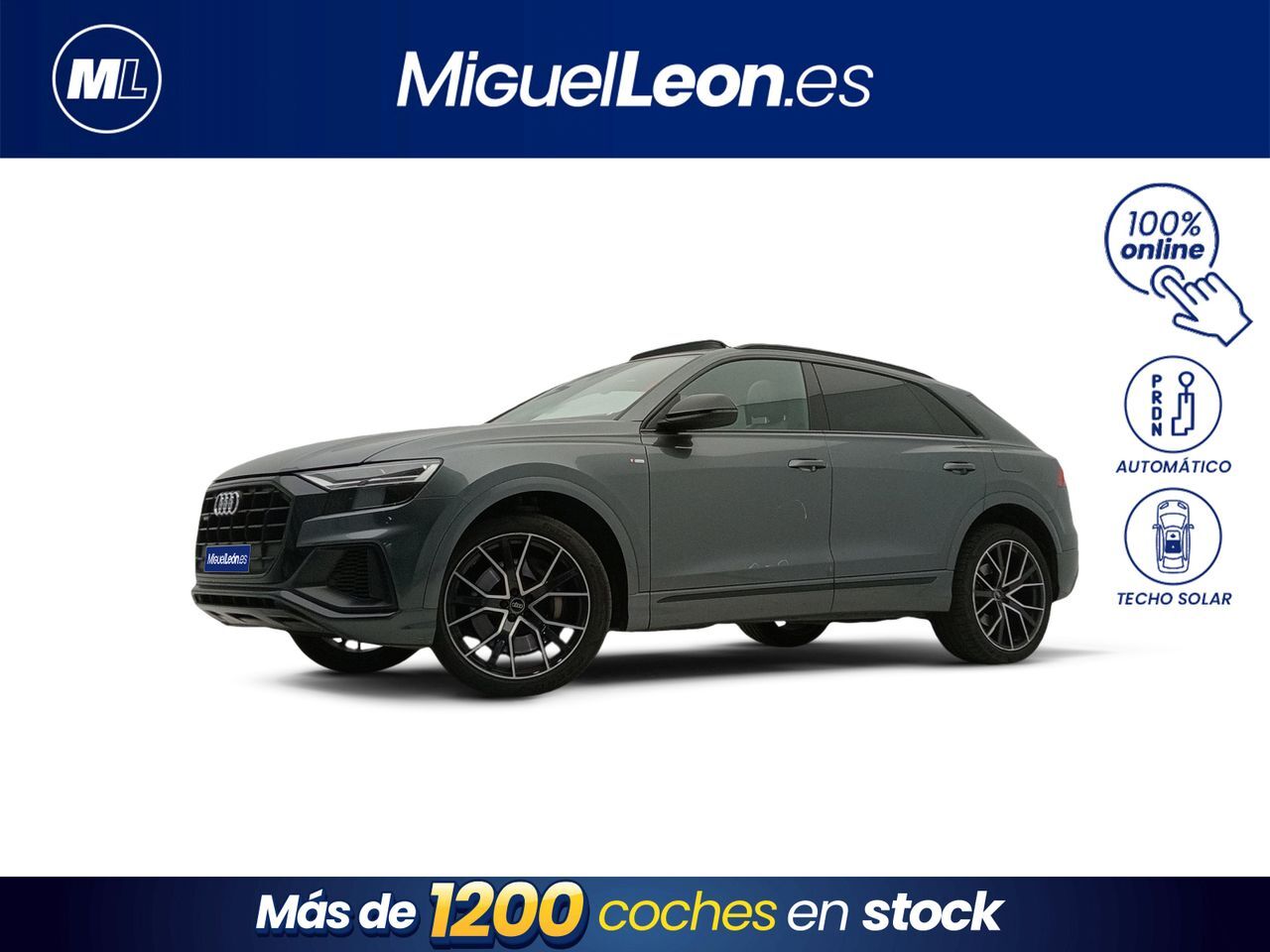 AUDI Q8 (55 TFSIe 280kW Black L quattro tiptronic) en Palmas, Las