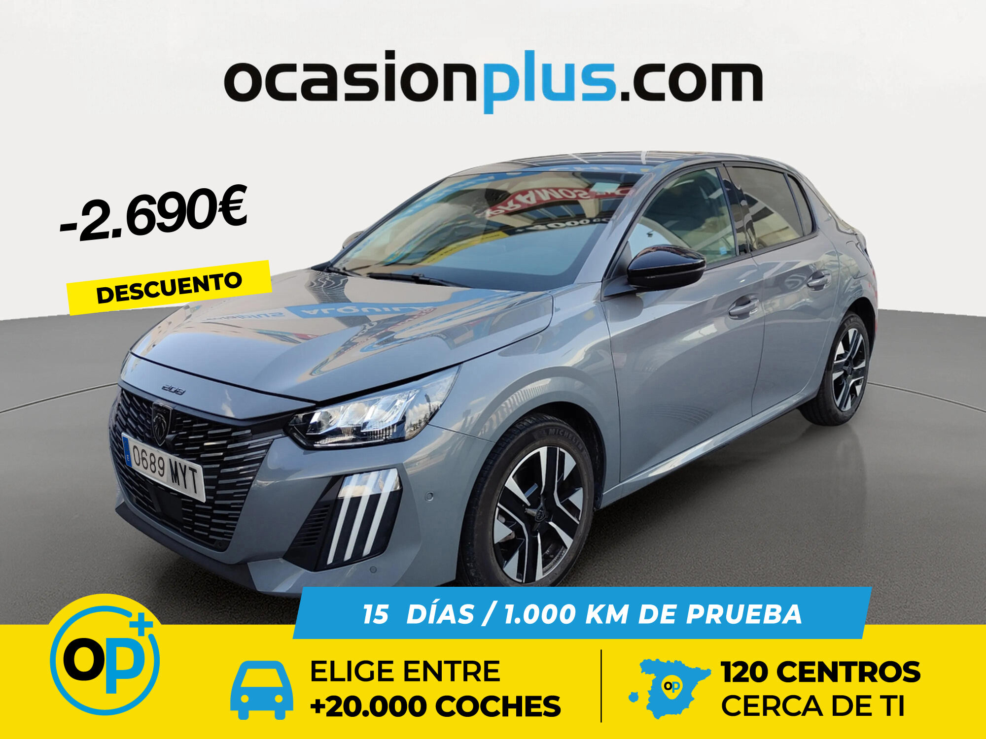 PEUGEOT 208 (Allure Hybrid eDCS6 75 kW (100 CV)) en Madrid