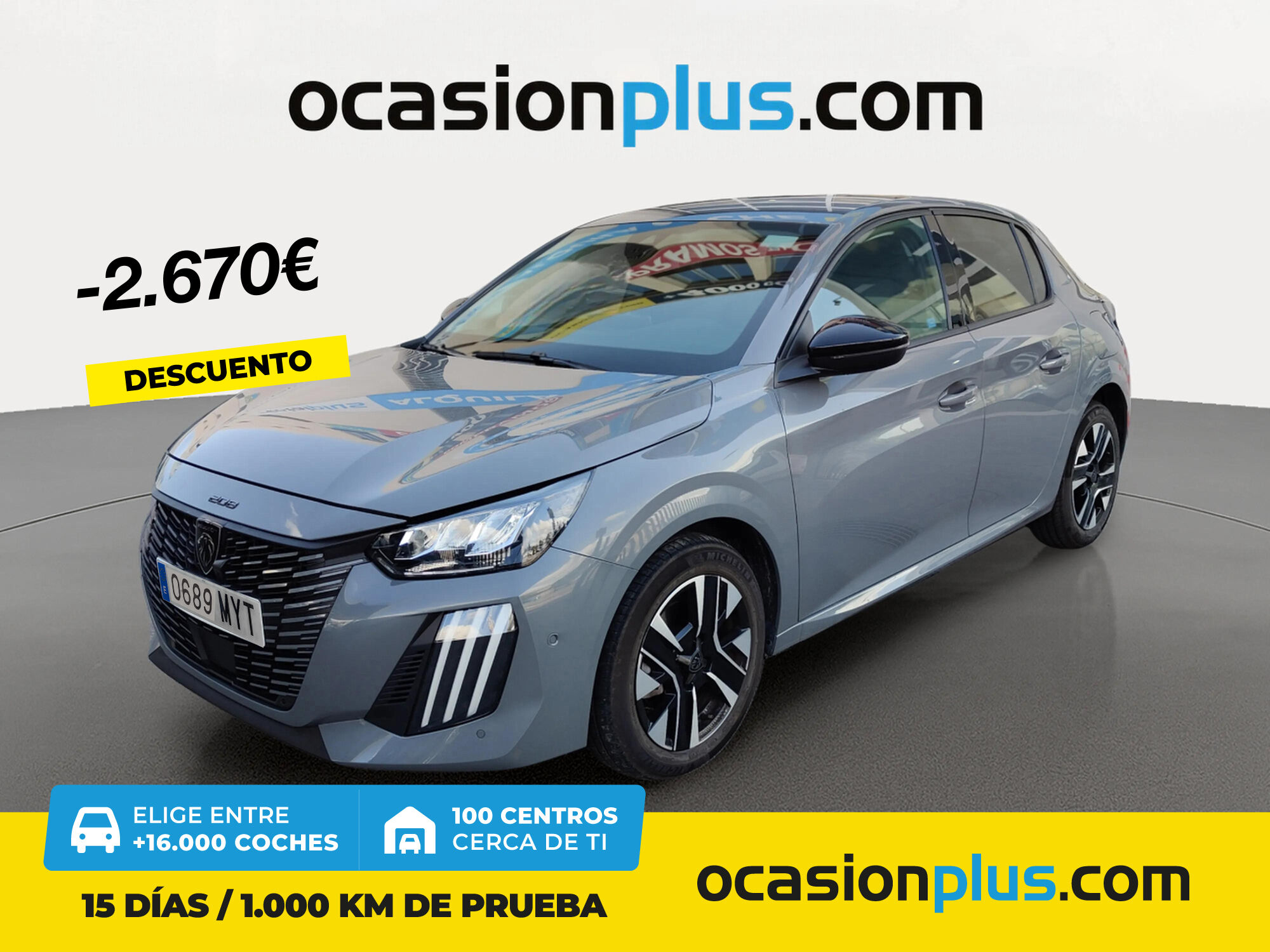 PEUGEOT 208 (Allure Hybrid eDCS6 75 kW (100 CV)) en Madrid