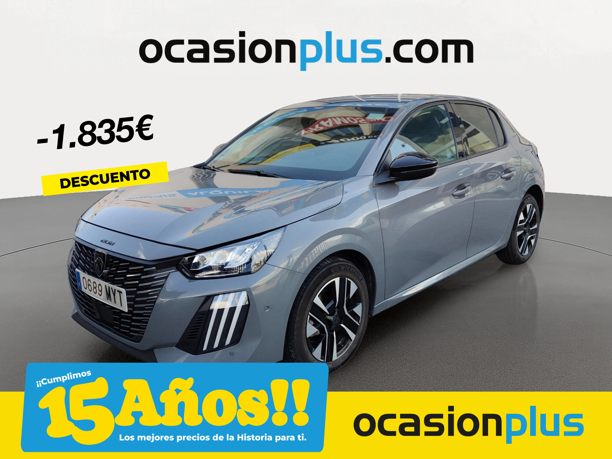 PEUGEOT 208 (Allure Hybrid eDCS6 75 kW (100 CV)) en Madrid