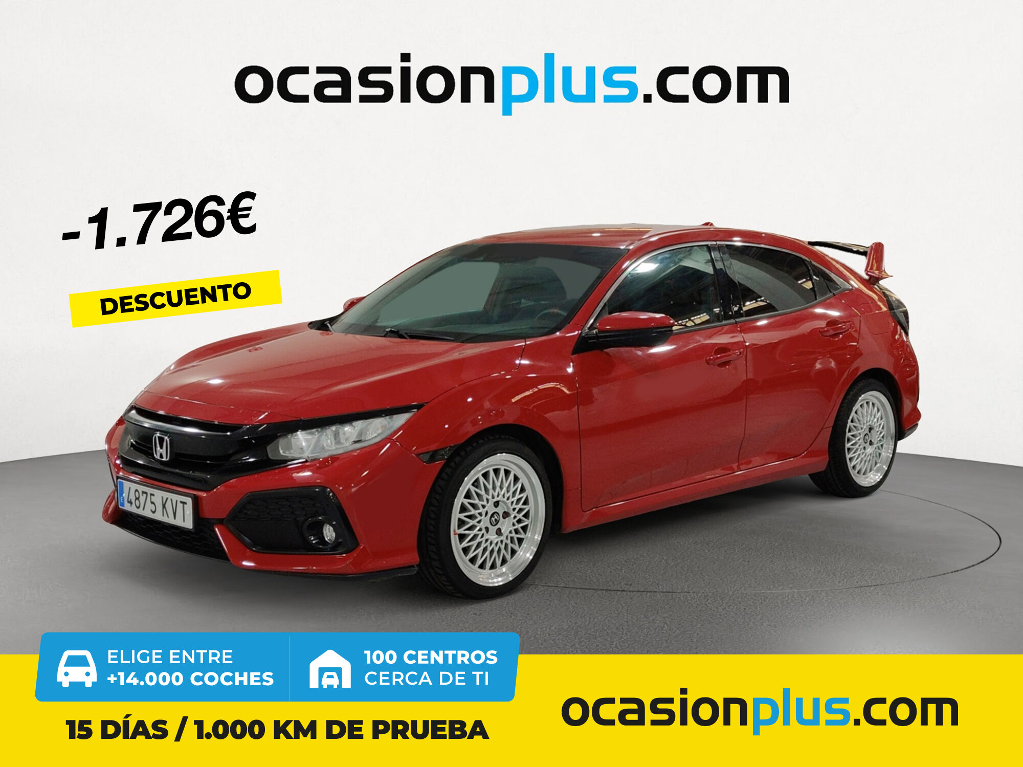 HONDA Civic (1.0 I-VTEC TURBO Elegance 95 kW (129 CV)) en Madrid