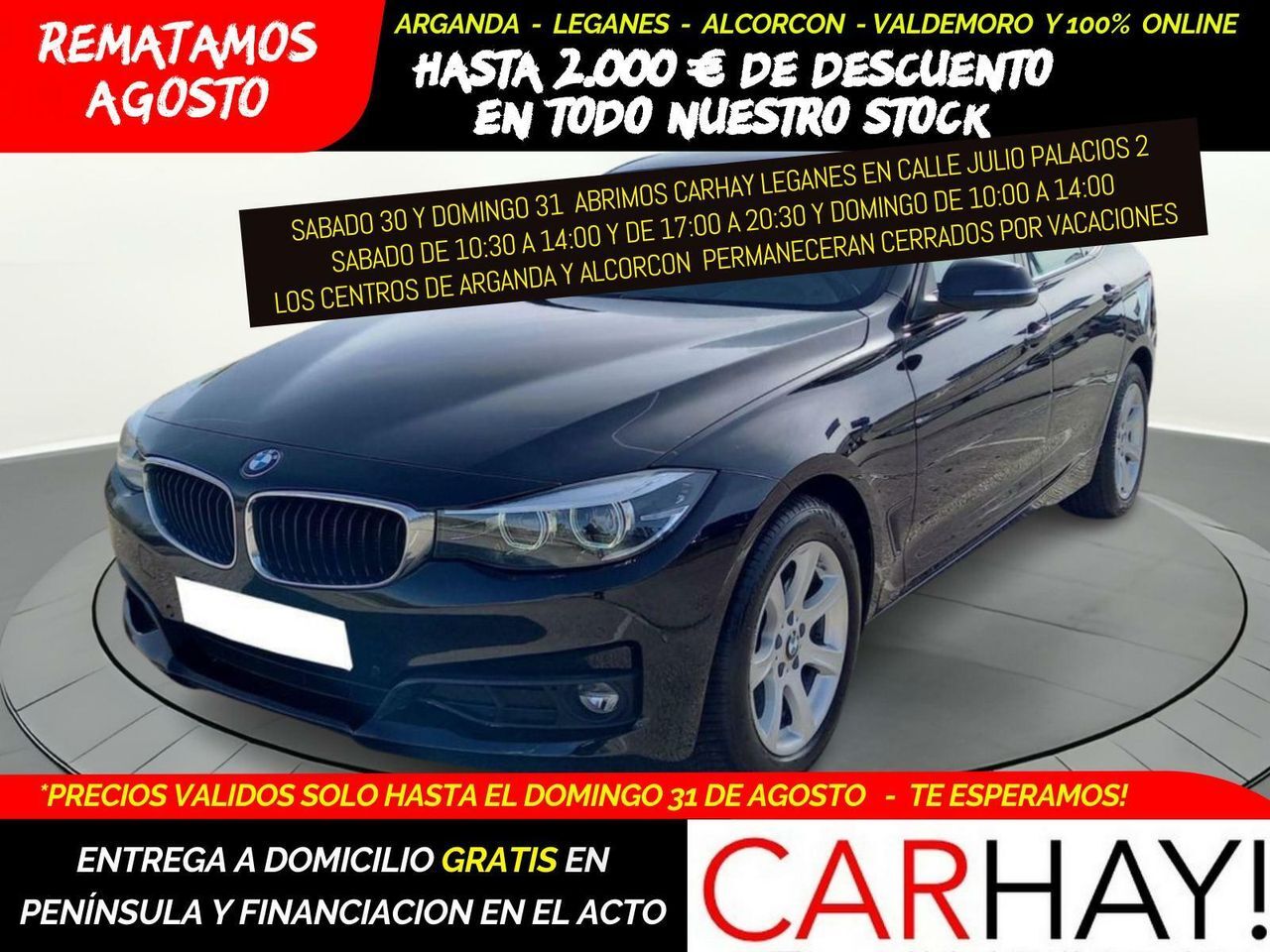 BMW Serie 3 (318D 2.0 150 CV AT8 E6DT AUTO) en Madrid
