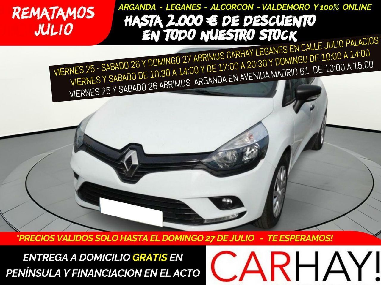 RENAULT Clio (Business TCe 55kW (75CV)) en Madrid