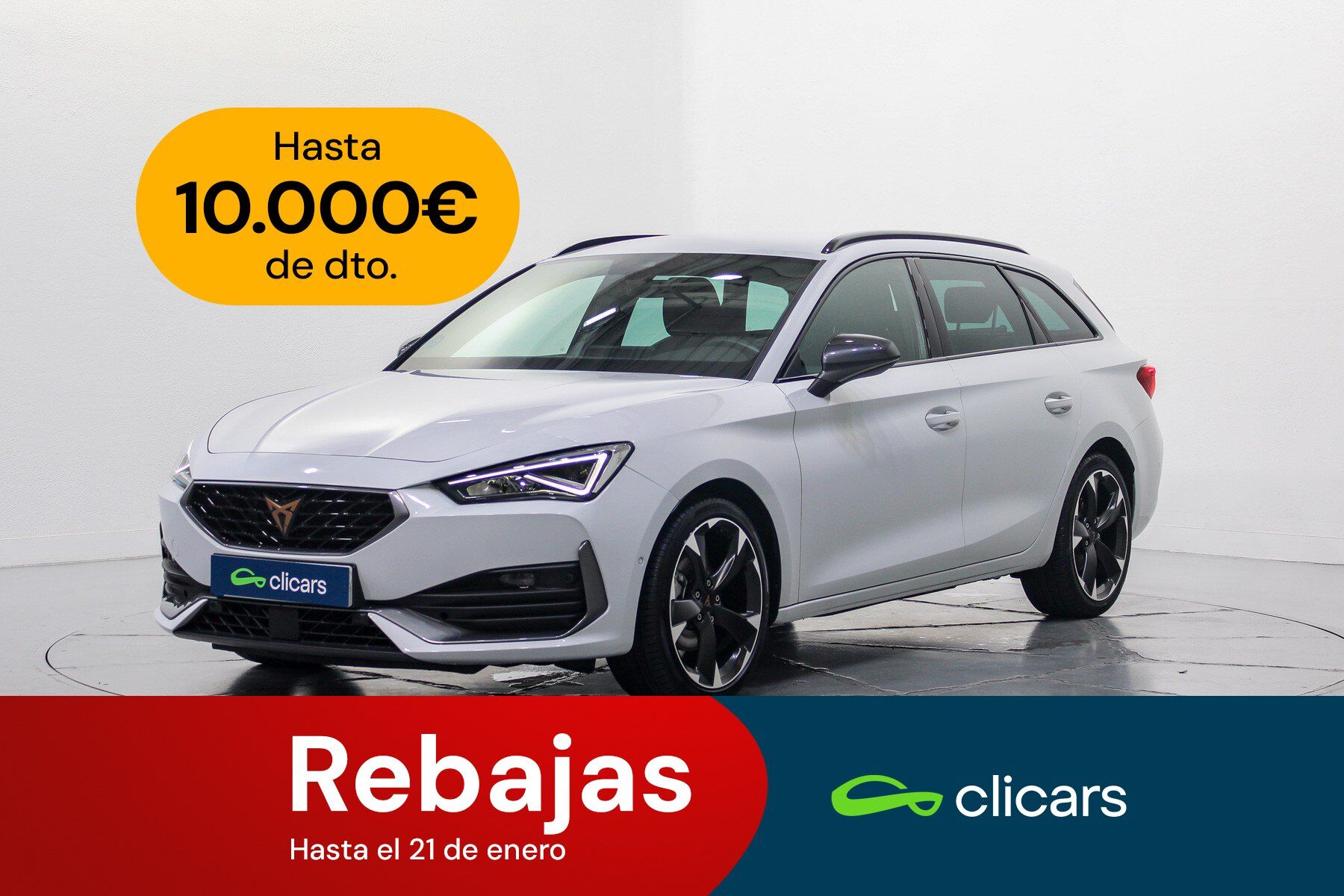 CUPRA León (León Sportstourer 1.5 ETSI Tech Edition DSG 110KW) en Madrid